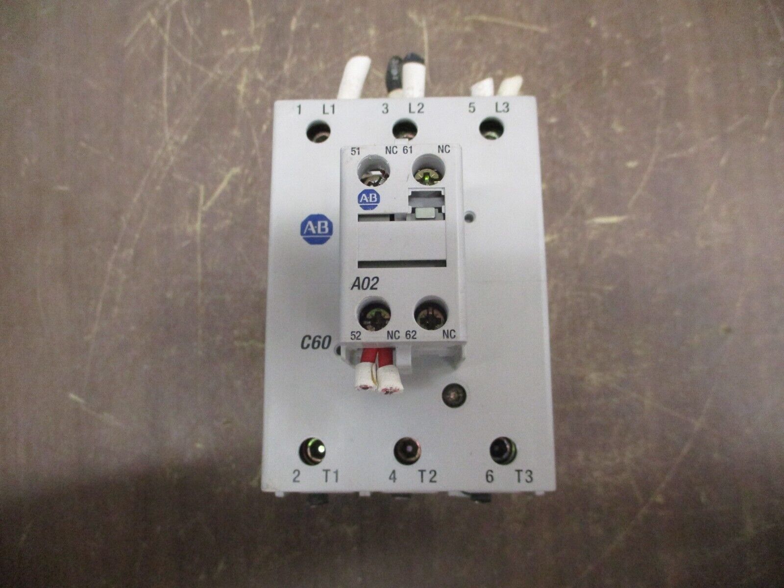 Allen-Bradley Contactor 100-C60*00 Ser. B 120V Coil 60A 600V Used