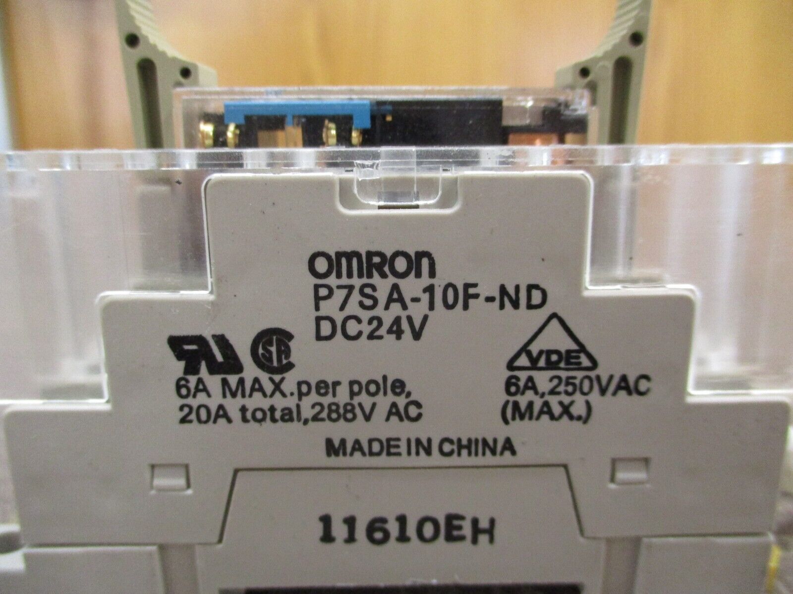 Omron Relay P7SA-10F-ND 24VDC *Lot of 2* Used
