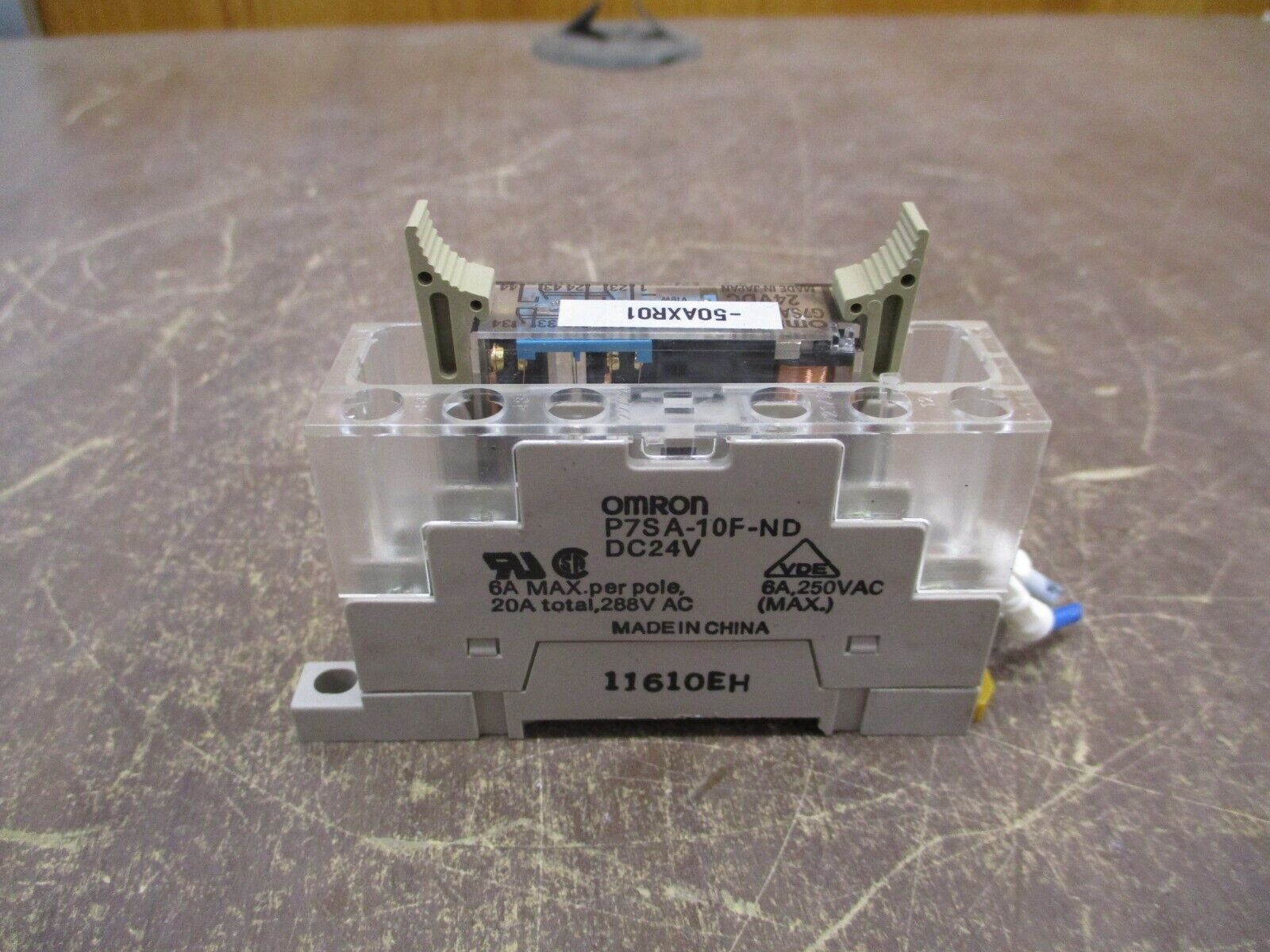 Omron Relay P7SA-10F-ND 24VDC *Lot of 2* Used