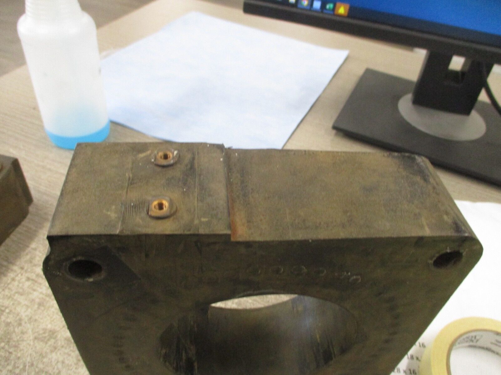 GE Type JAH-0 Current Transformer 837X60 Ratio 400:5A 600V 25-400Hz Used