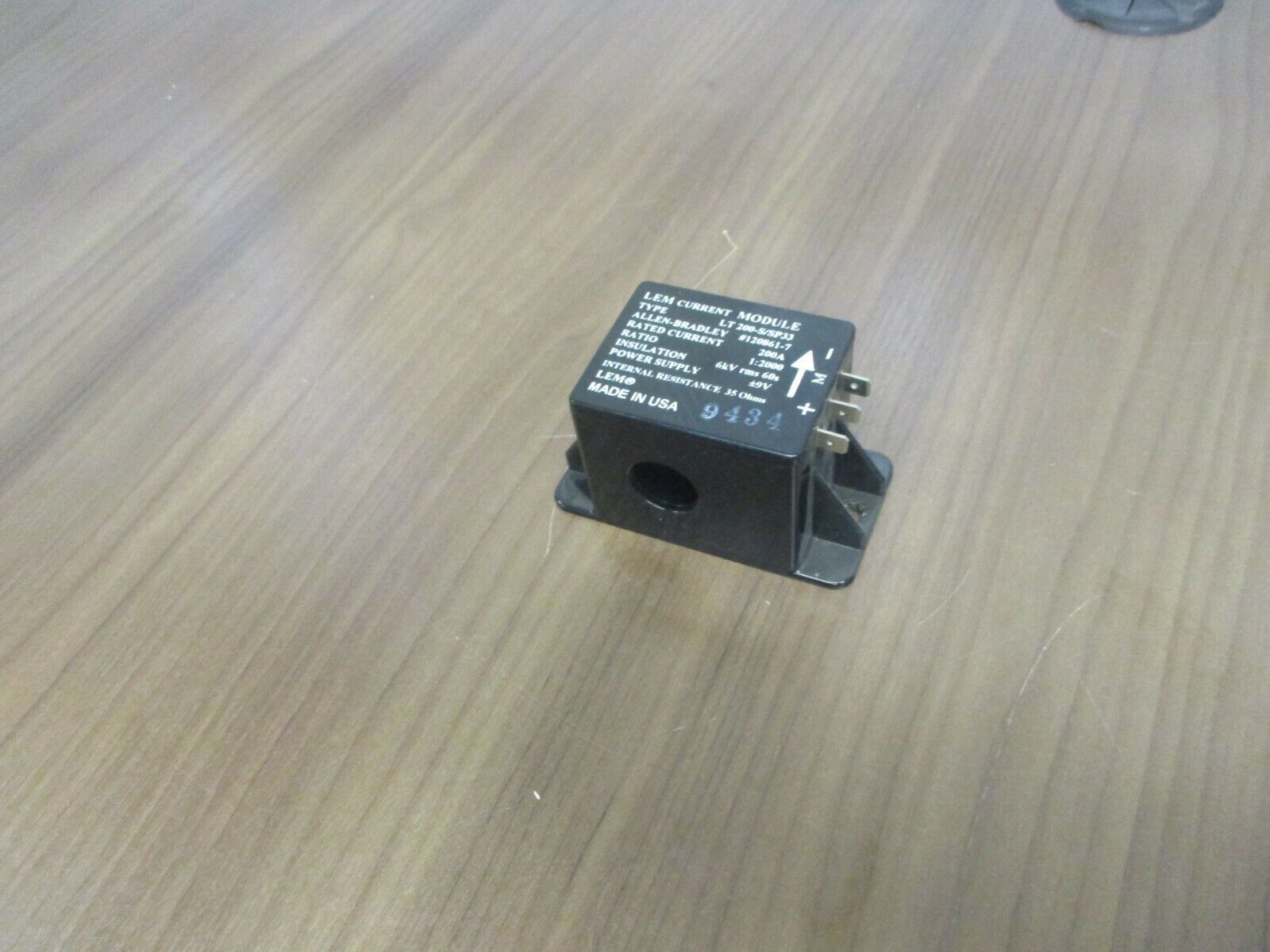 LEM Current Module LT 200-S/SP33 Ratio 1:2000 9V 35ohms Used