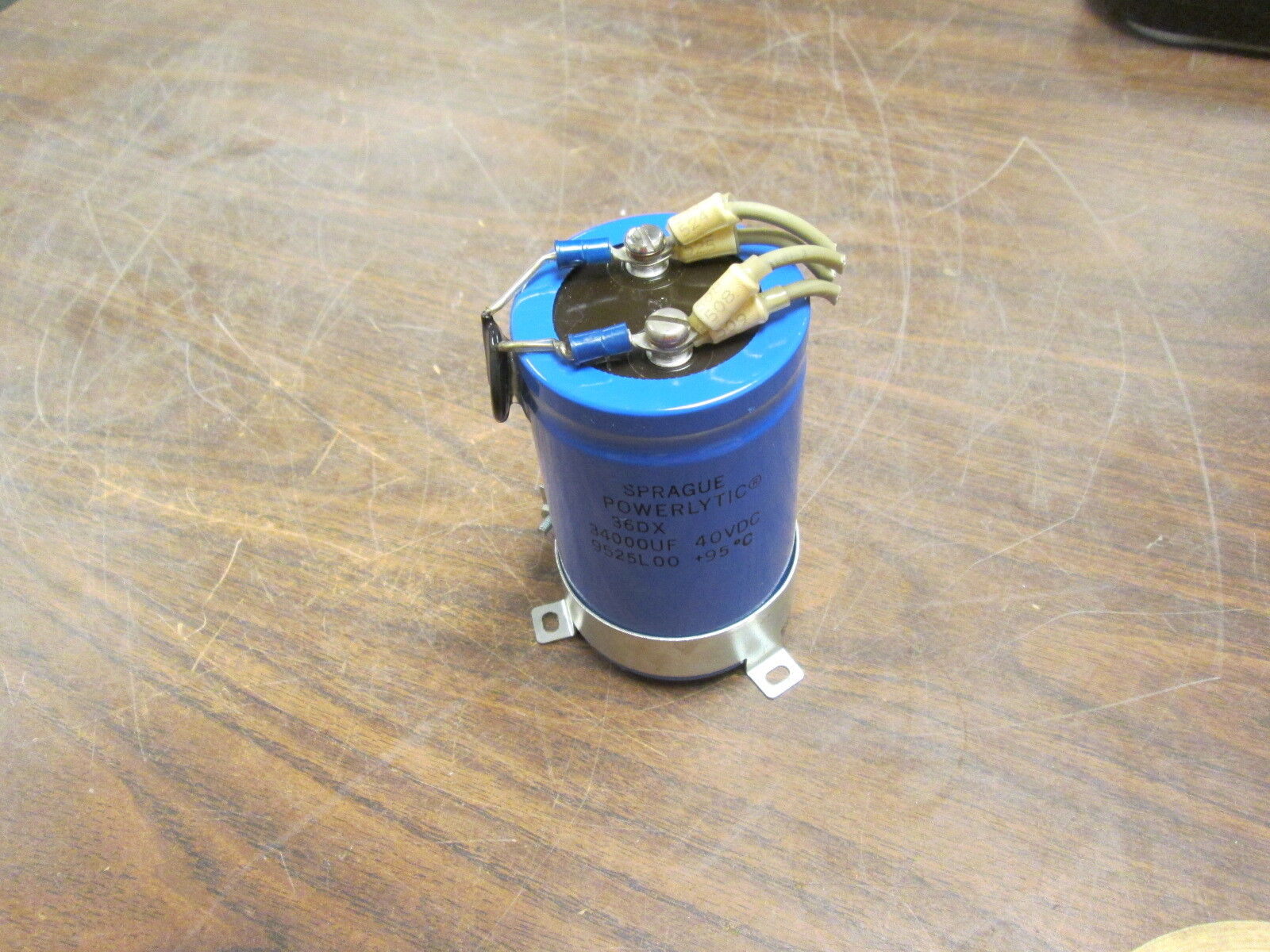 Spraque Powerlytic Capacitor 36DX 40VDC 34000 UF Used