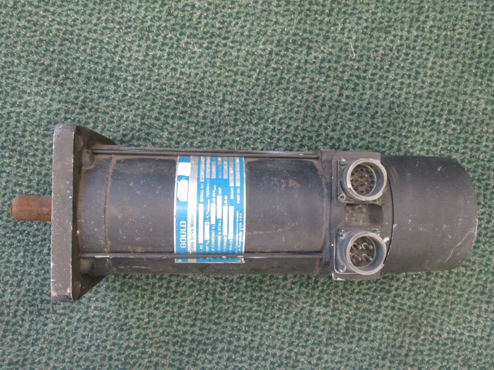 Gould CGD27-R Brushless Servo Motor 120-0087-001 Motor Torque 142 Used