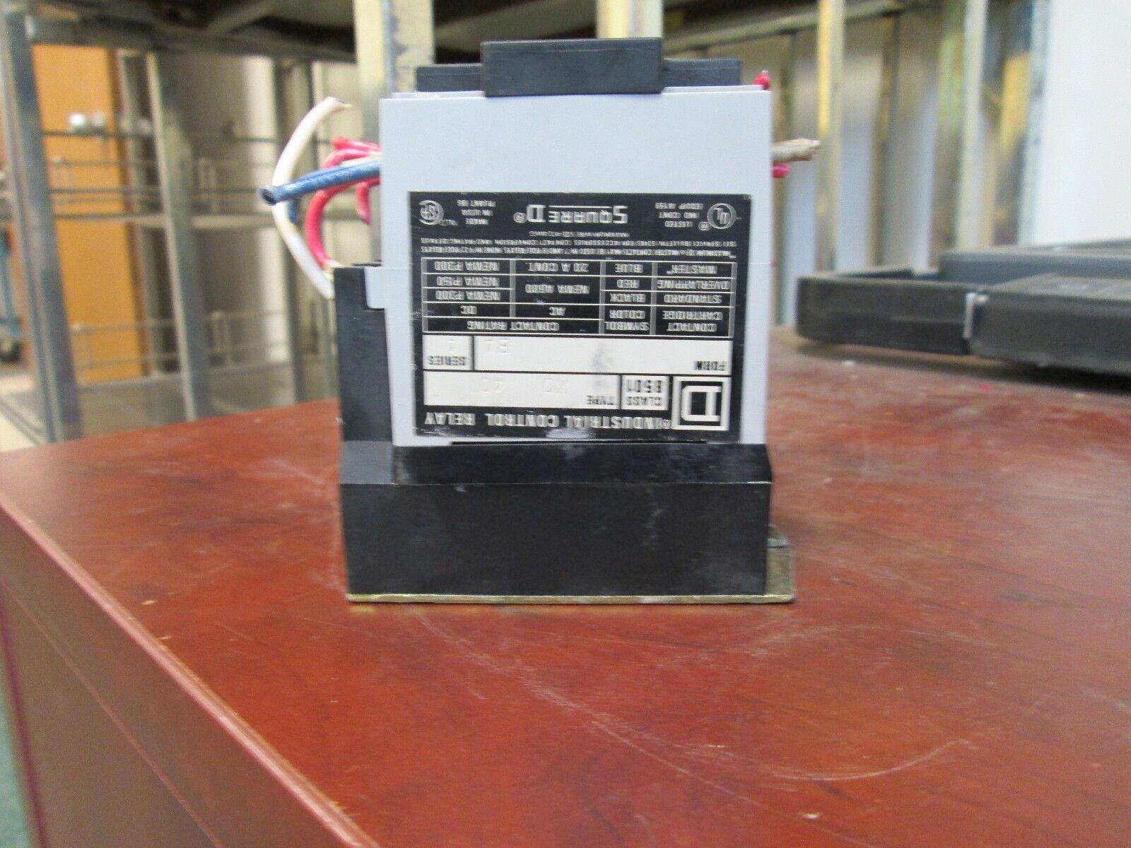 Square D Control Relay 8501 X040 Used