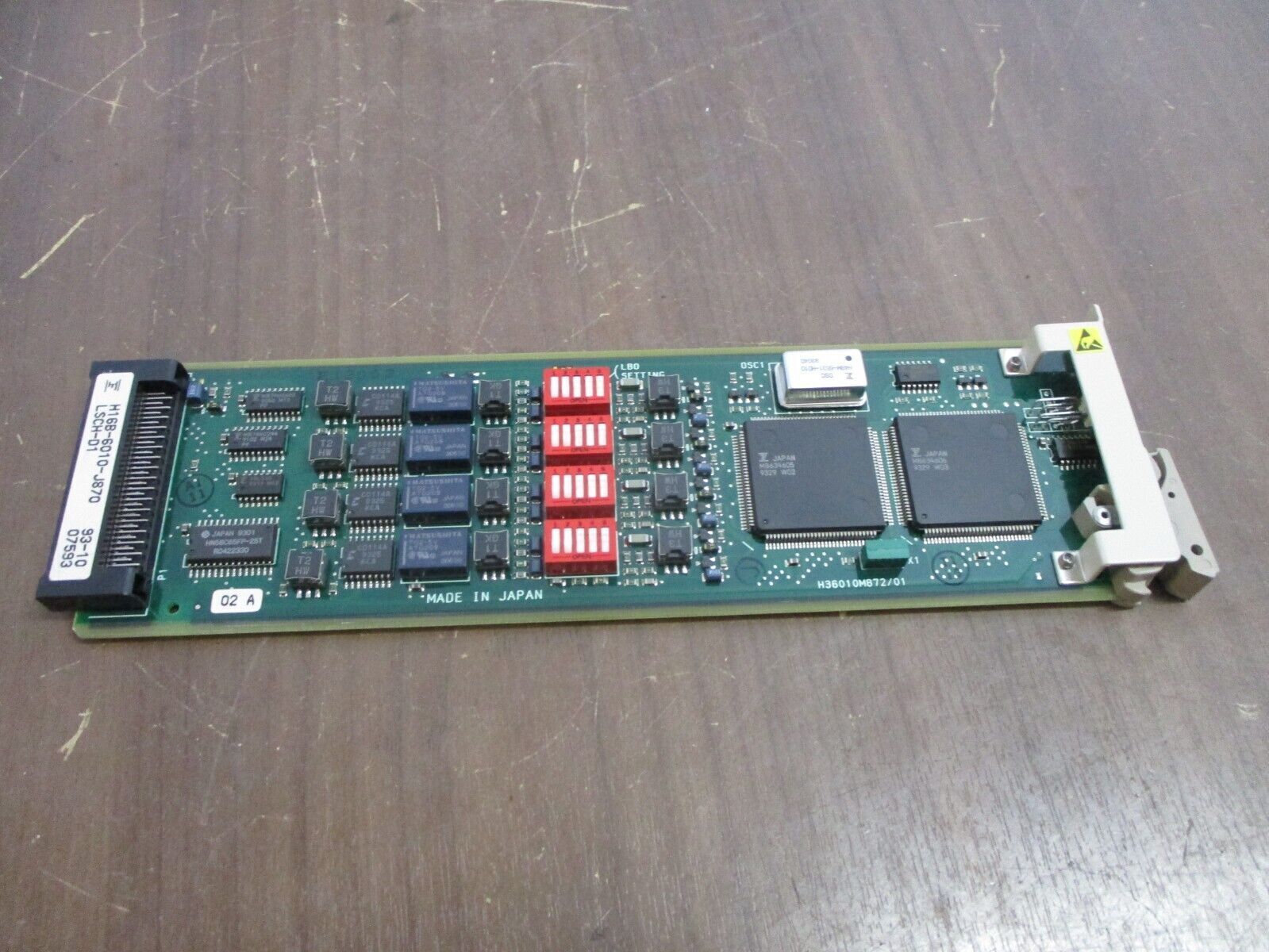 Fujitsu LSCH-D1 Plug-In Card FC9602D1C1 Iss. 02 Used
