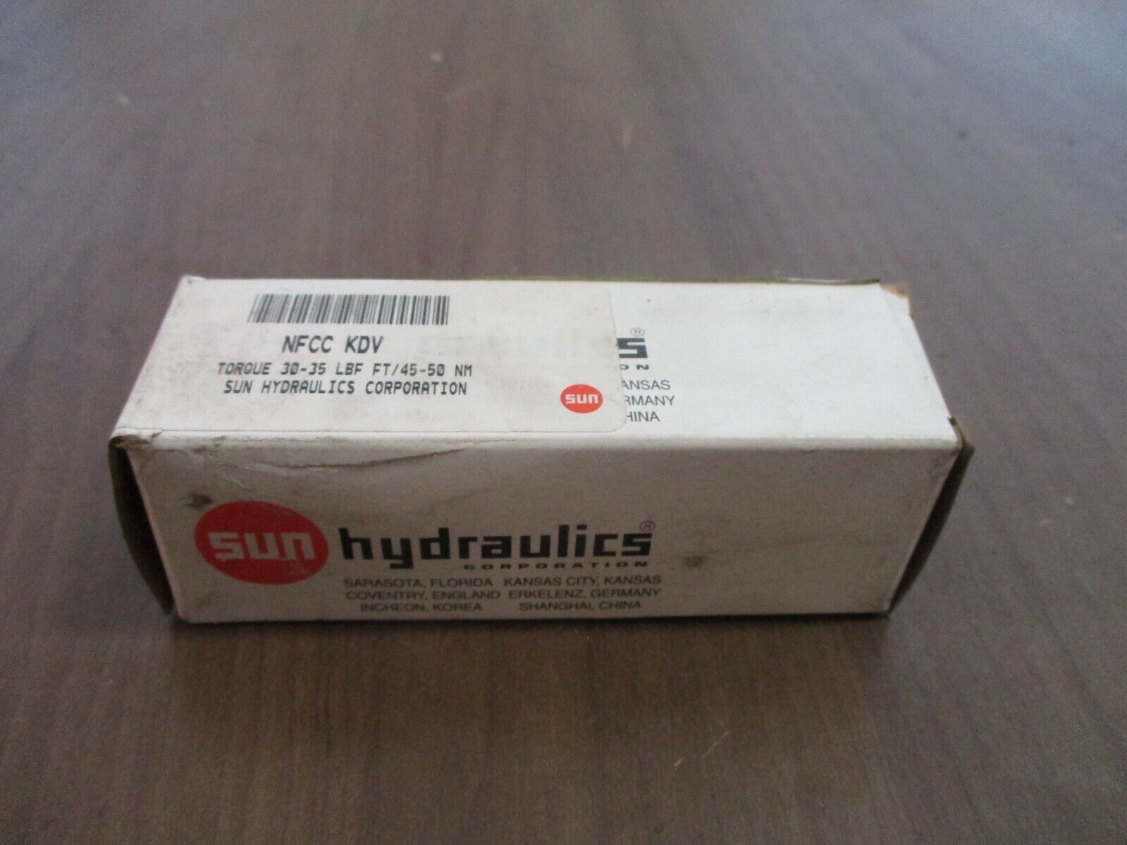 Sun Hydraulics Needle Valve NFCC-KDV 30-35 LBF FT New Surplus