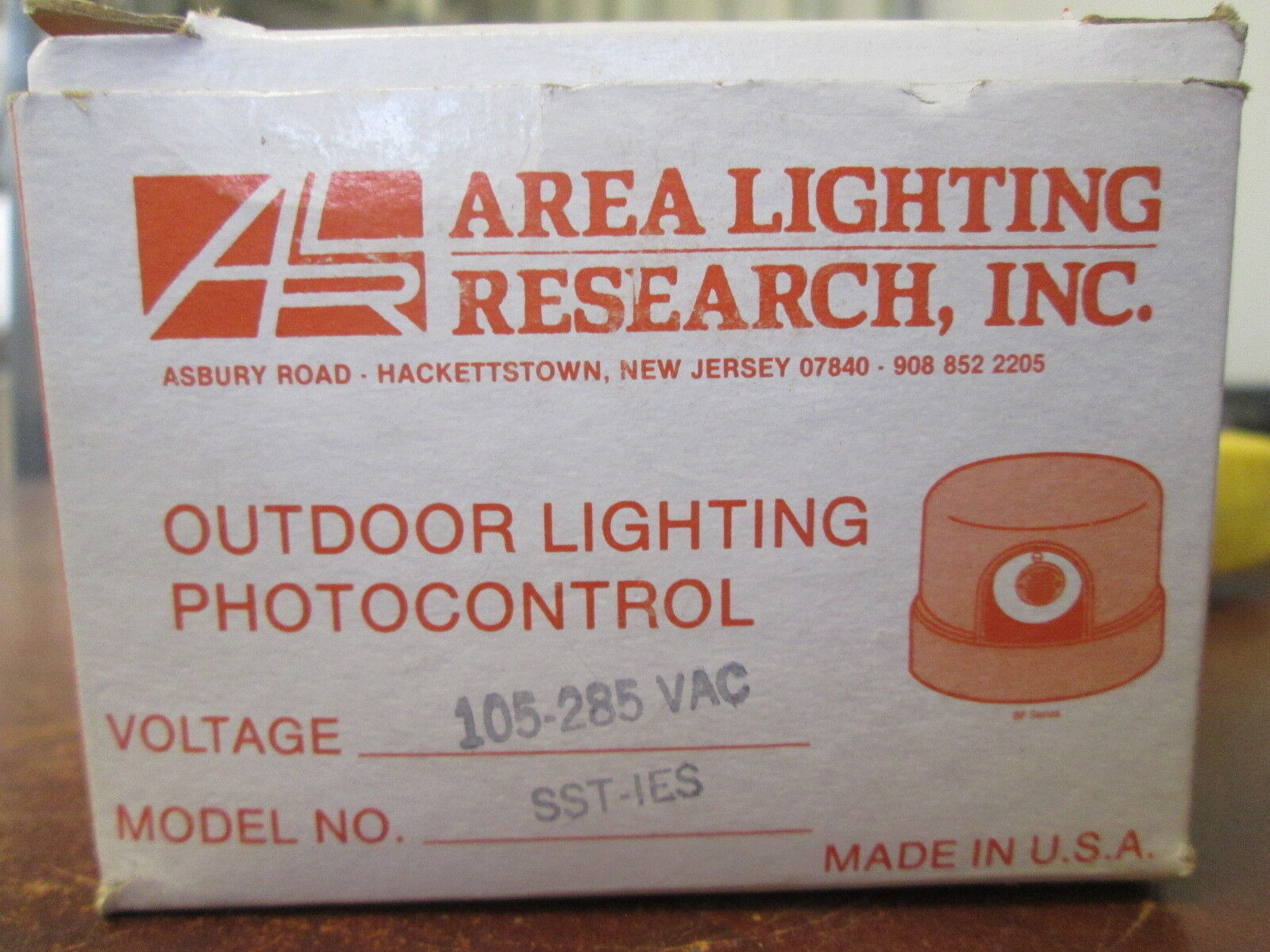 Area Lighting Research Inc. Outdoor Lighting Photo Control SST-IES 105-285 VAC