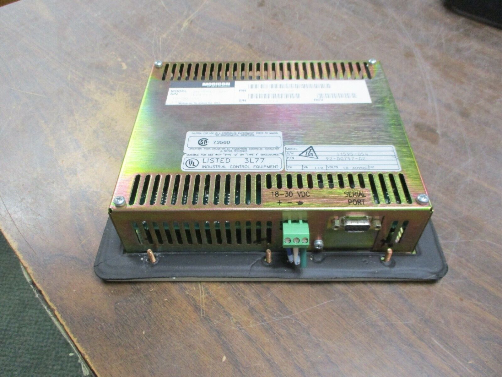 Modicon PanelMate Plus MM-PM10-200 18-30VDC 11W Used