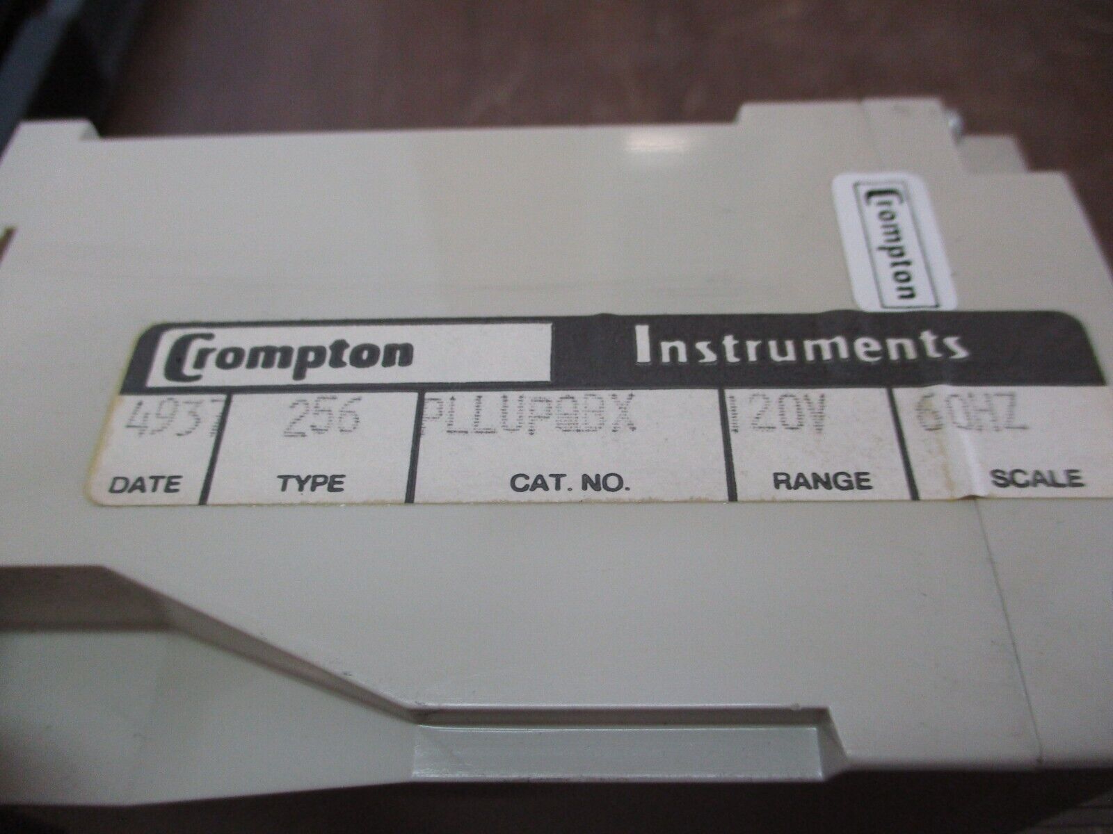 Crompton Protector Relay 256-PLLU-PQBX 120V 60Hz Used