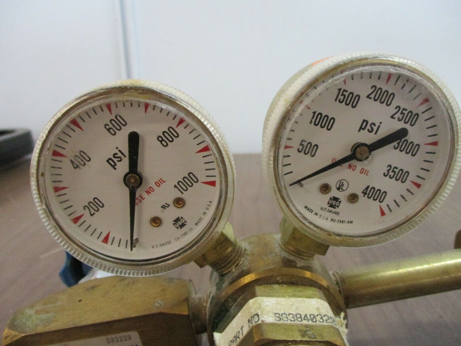 USG Gas Regulator SG3840320 Used