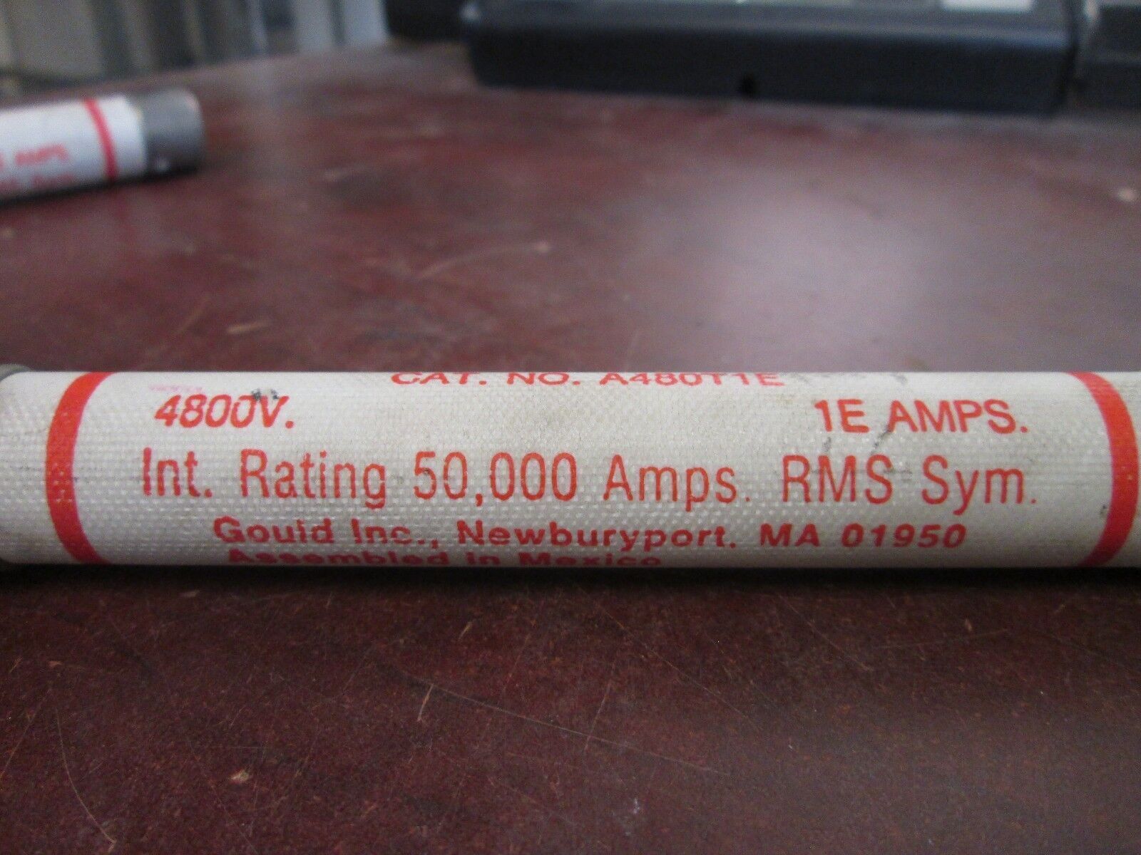 Gould PT Fuse A480T1E 4800V 1E Used