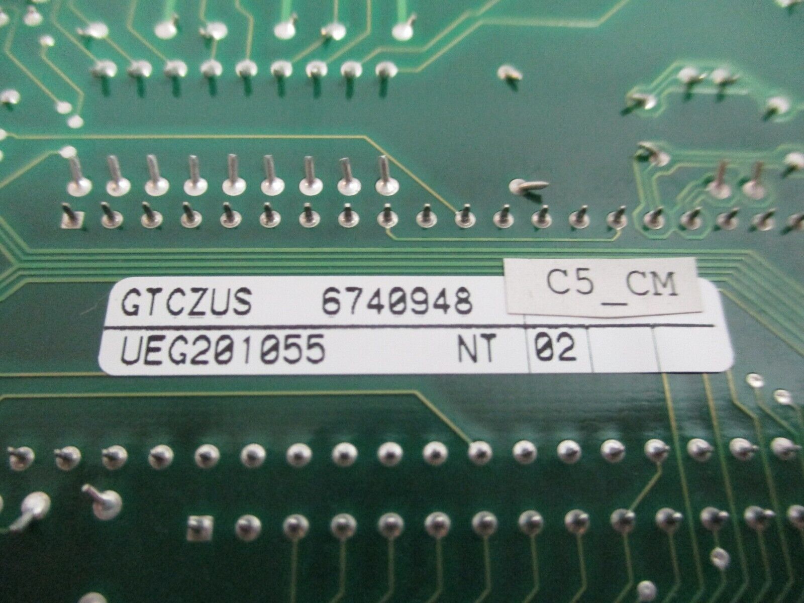 Merlin Gerin GTCZUS PCB 6740948 Used