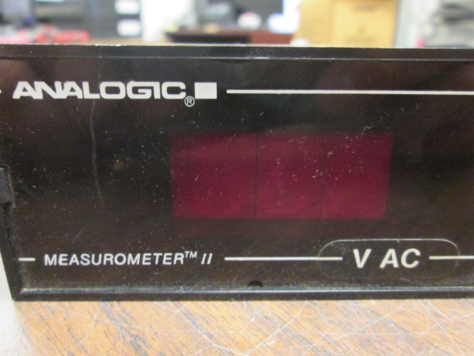 Analogic Measurometer II Watt Meter AN25M08-TP1-XX-4-X 117VAC Used