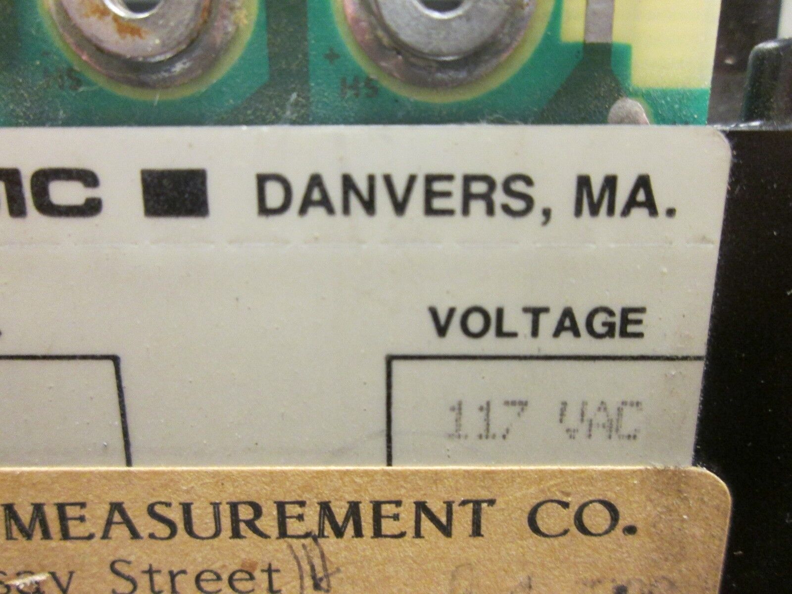 Analogic Measurometer II Watt Meter AN25M08-TP1-XX-4-X 117VAC Used