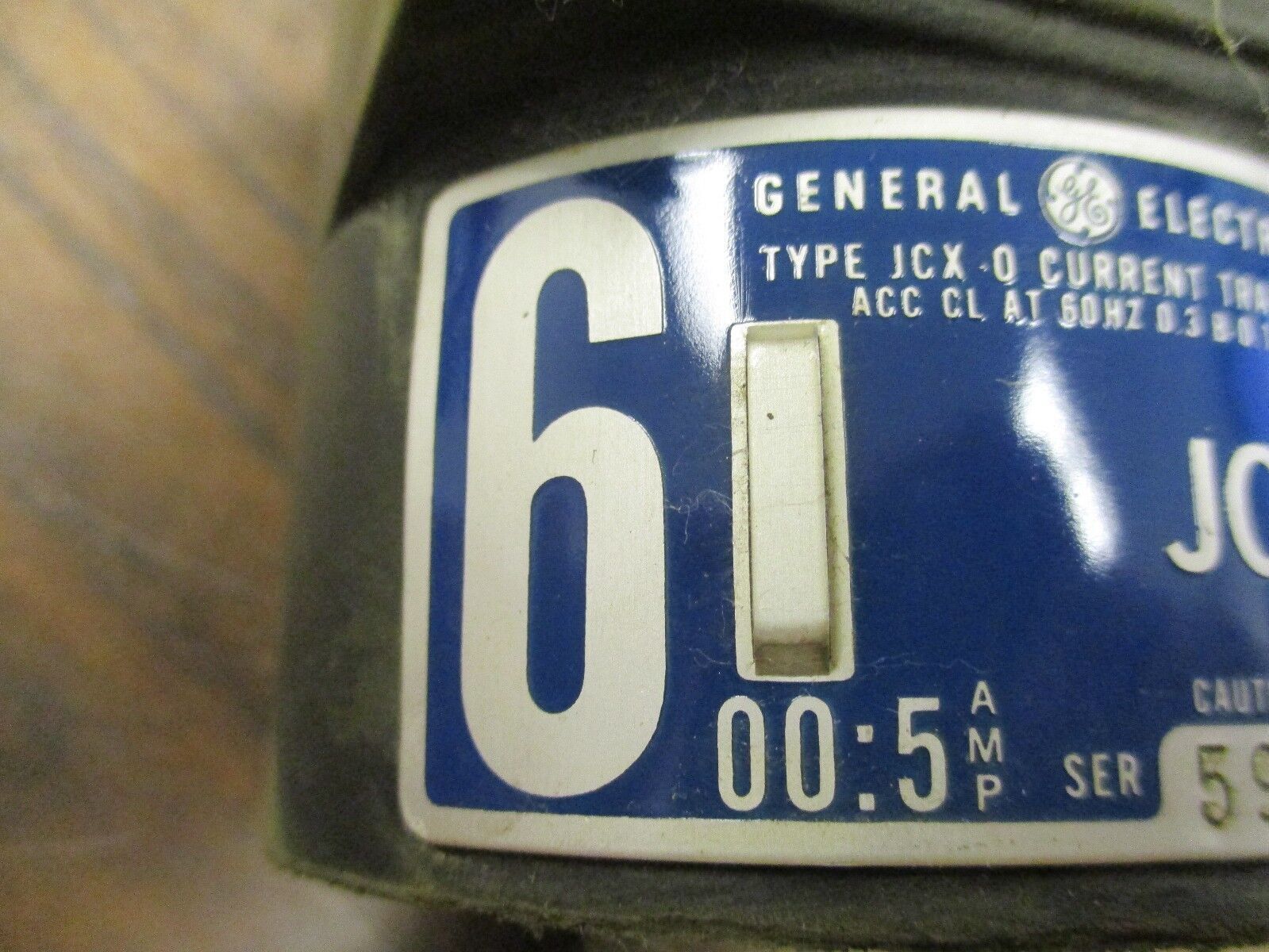 GE Type JCX-0 Current Transformer 750X23G Ratio 600:5A 10 KV BIL 60Hz Used