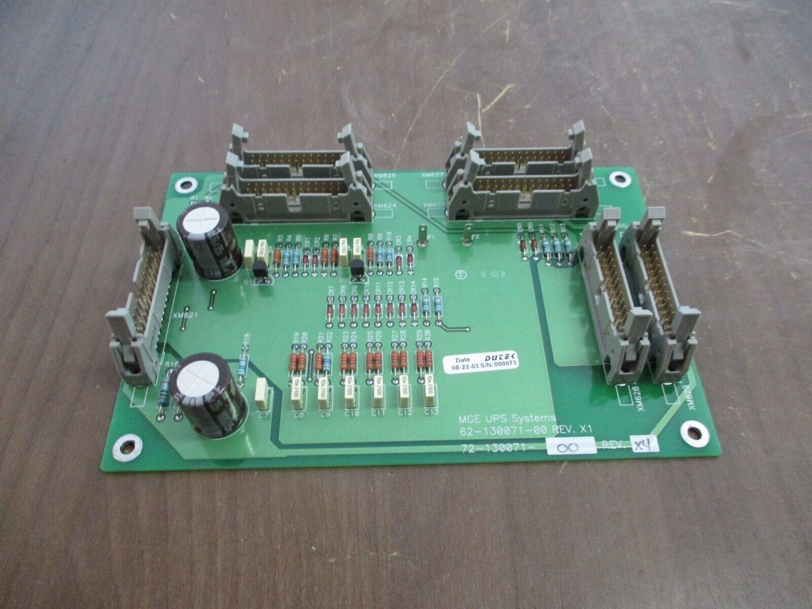 MGE PCB 72-130071-00 Rev. X4 Used