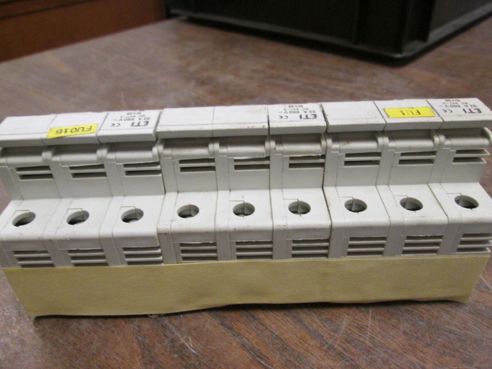 ETI Fuseholder LR 106309 3P 600VAC 30A Lot of 3 Used