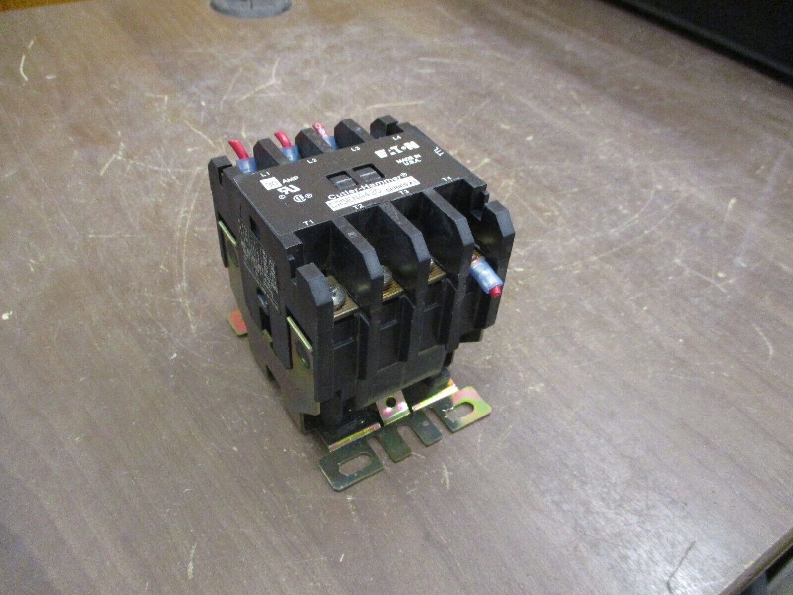 Eaton Contactor C25ENA430 Ser. A1 104-120V Coil 30A Used