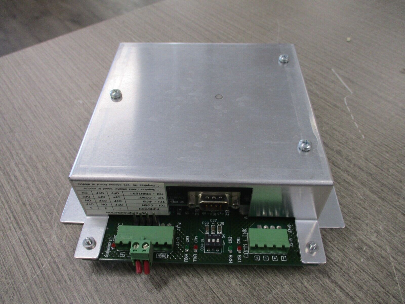 Tci Module Trane TCI Printer Module X13650458-06 Rev. H Used