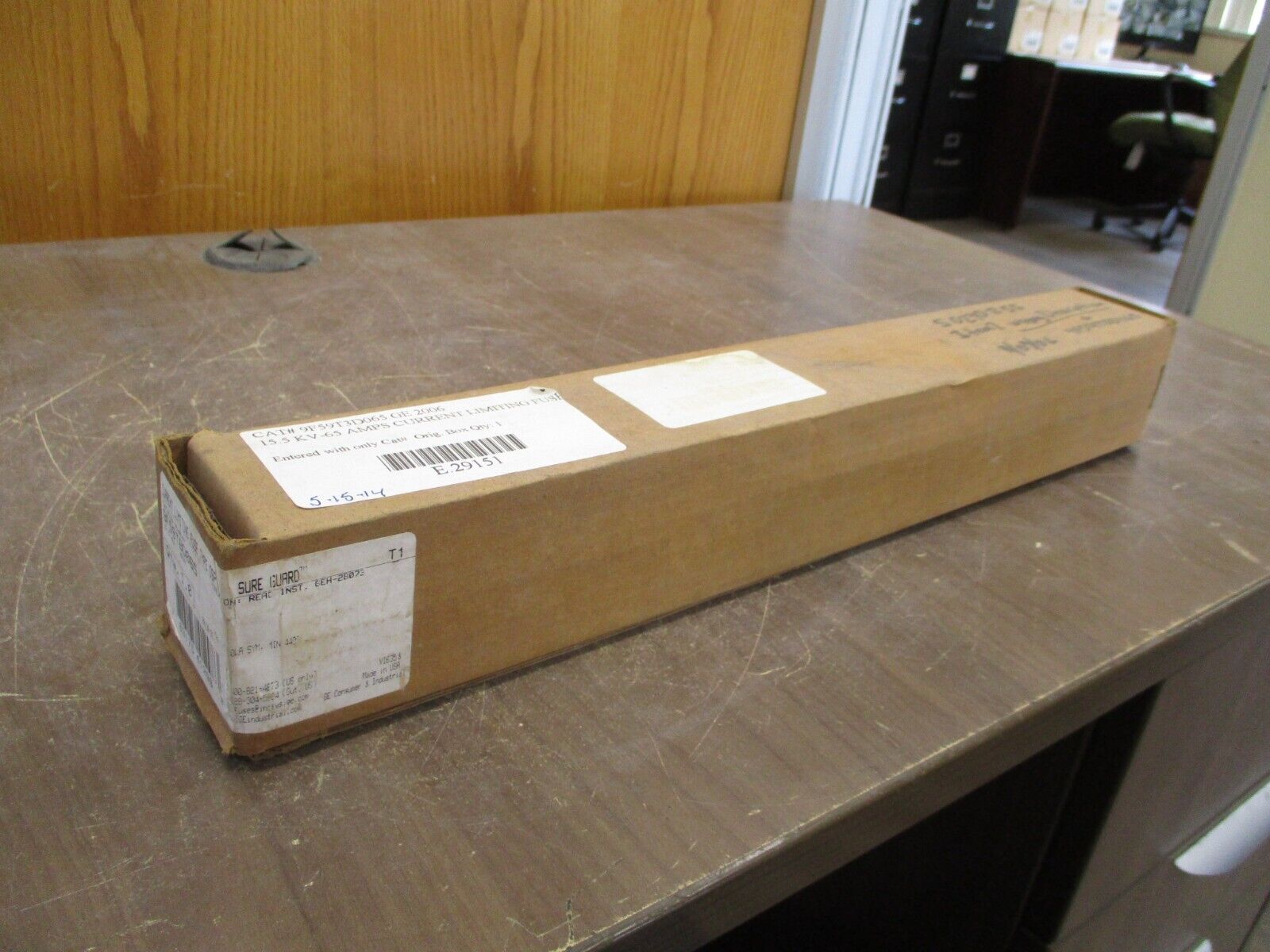 GE Type OSP Fuse 9F59TBD065 15.5kV 65A New Surplus