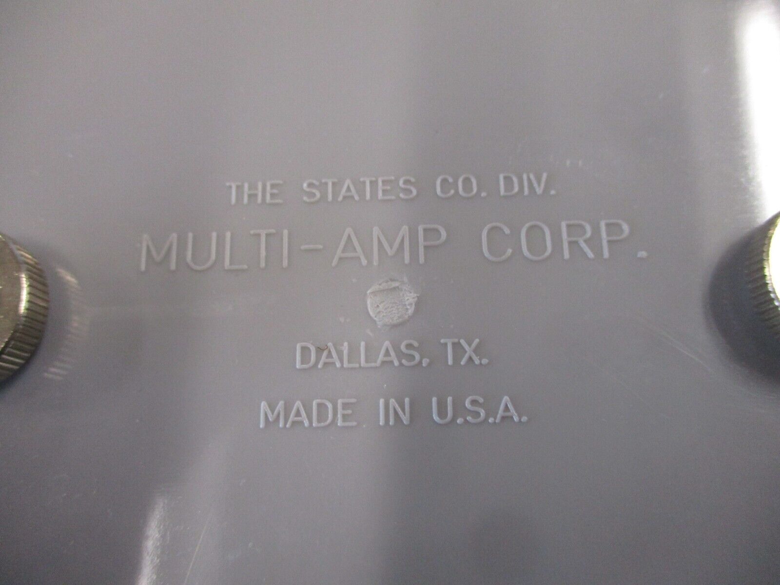 Multi-Amp Corp. Test Switch 90K07-T8 7-Pole New Surplus