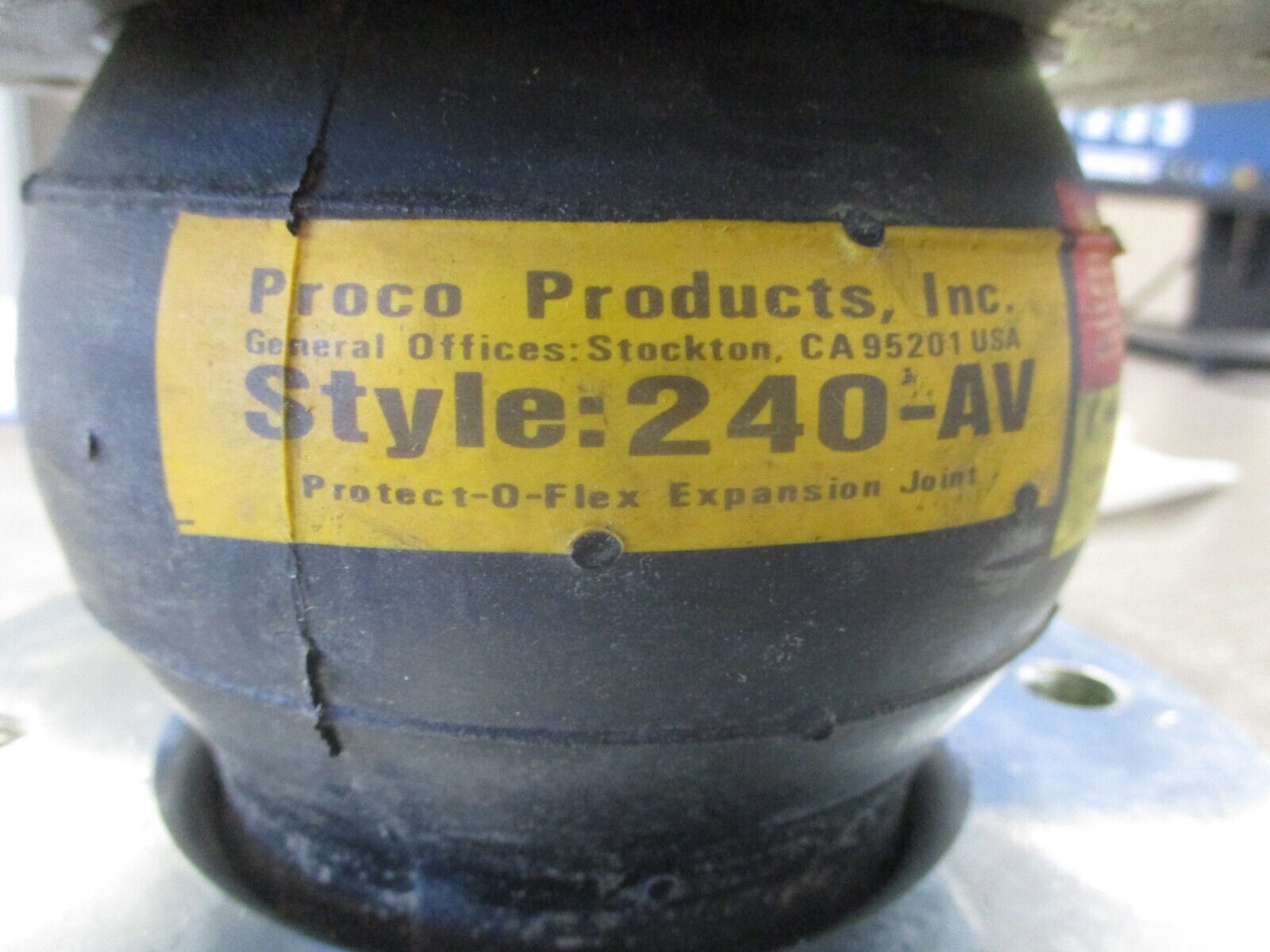 Proco Protect-O-Flex Expansion Joint 240-AV Used