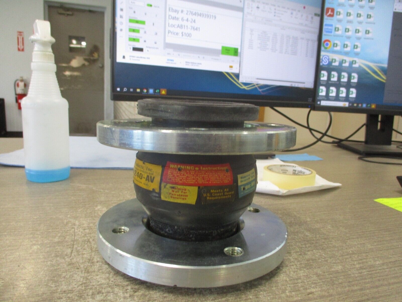 Proco Protect-O-Flex Expansion Joint 240-AV Used