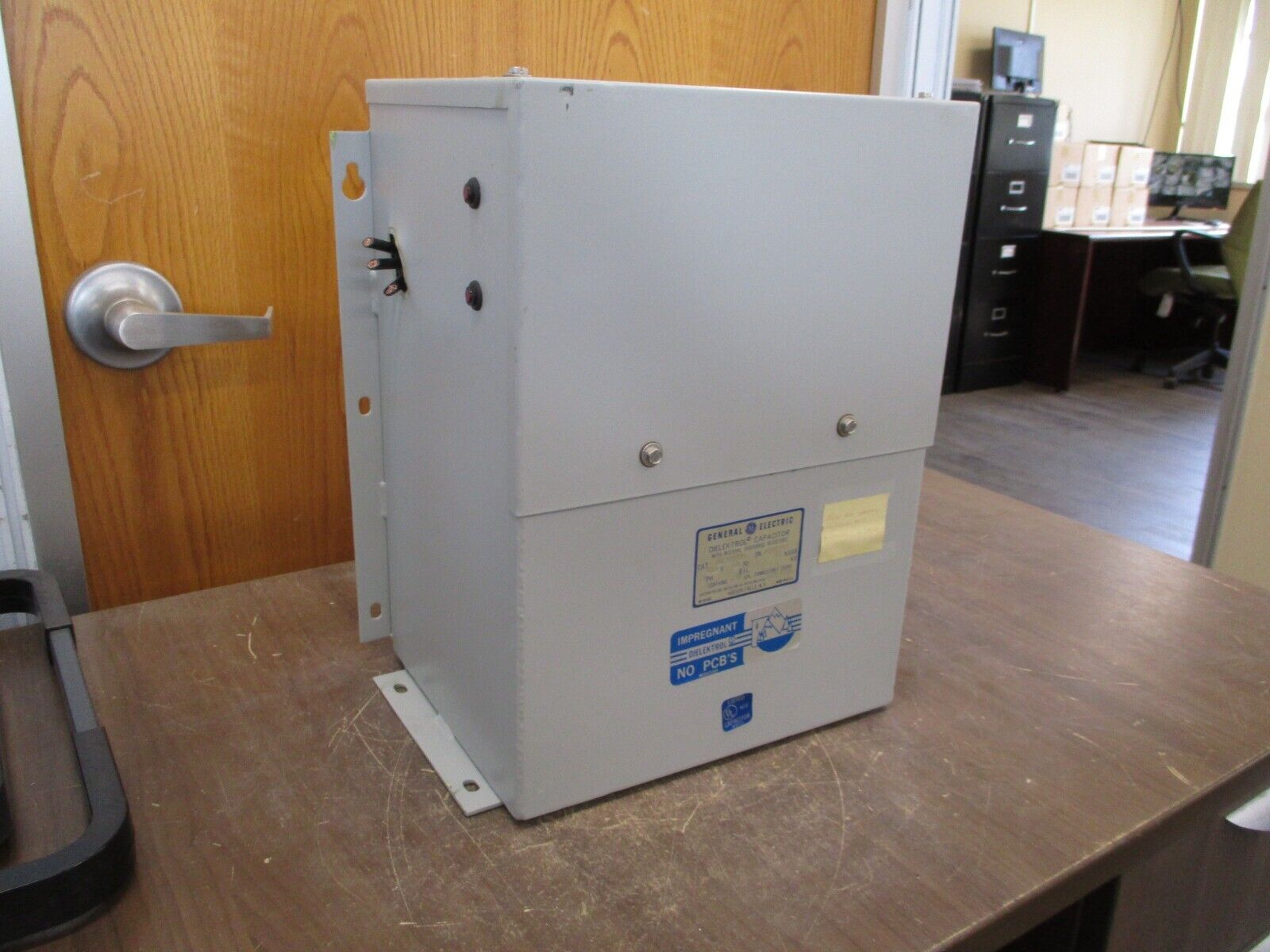 GE Dielektrol Capacitor 65L325SB1 15kVAR 480V 60Hz 3Ph Used