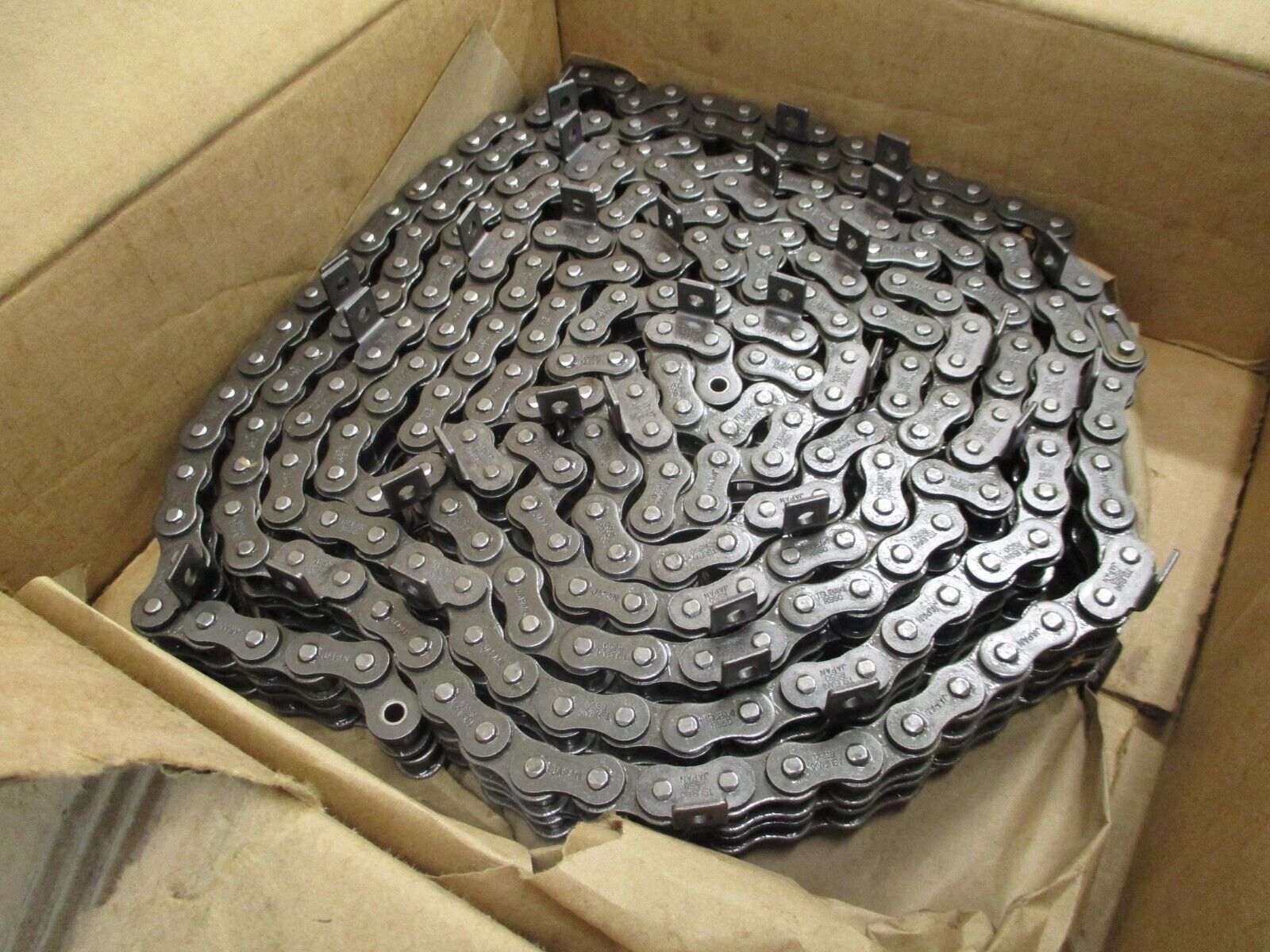 Tsubaki Roller Chain 50-2 Length: 10ft New Surplus