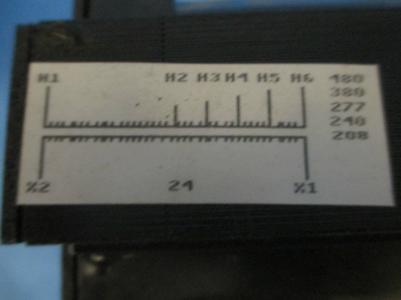 Hevi-duty Control Transformer SBE E105CK, 105VA New Surplus!