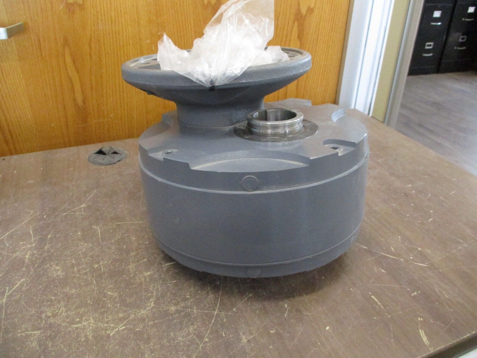 Boston Gear Helical Reducer F239D-17-B9 4.96HP In, 1750RPM In Ratio 17.28:1 Used