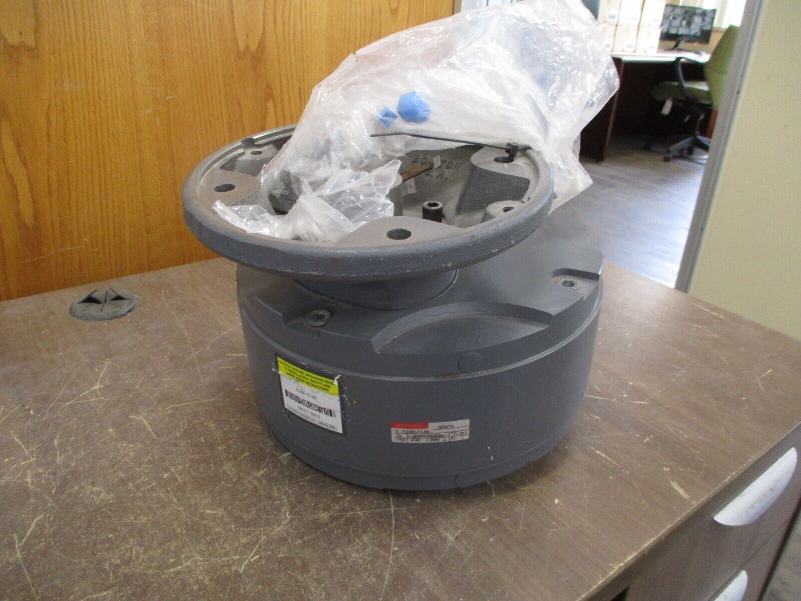 Boston Gear Helical Reducer F239D-17-B9 4.96HP In, 1750RPM In Ratio 17.28:1 Used