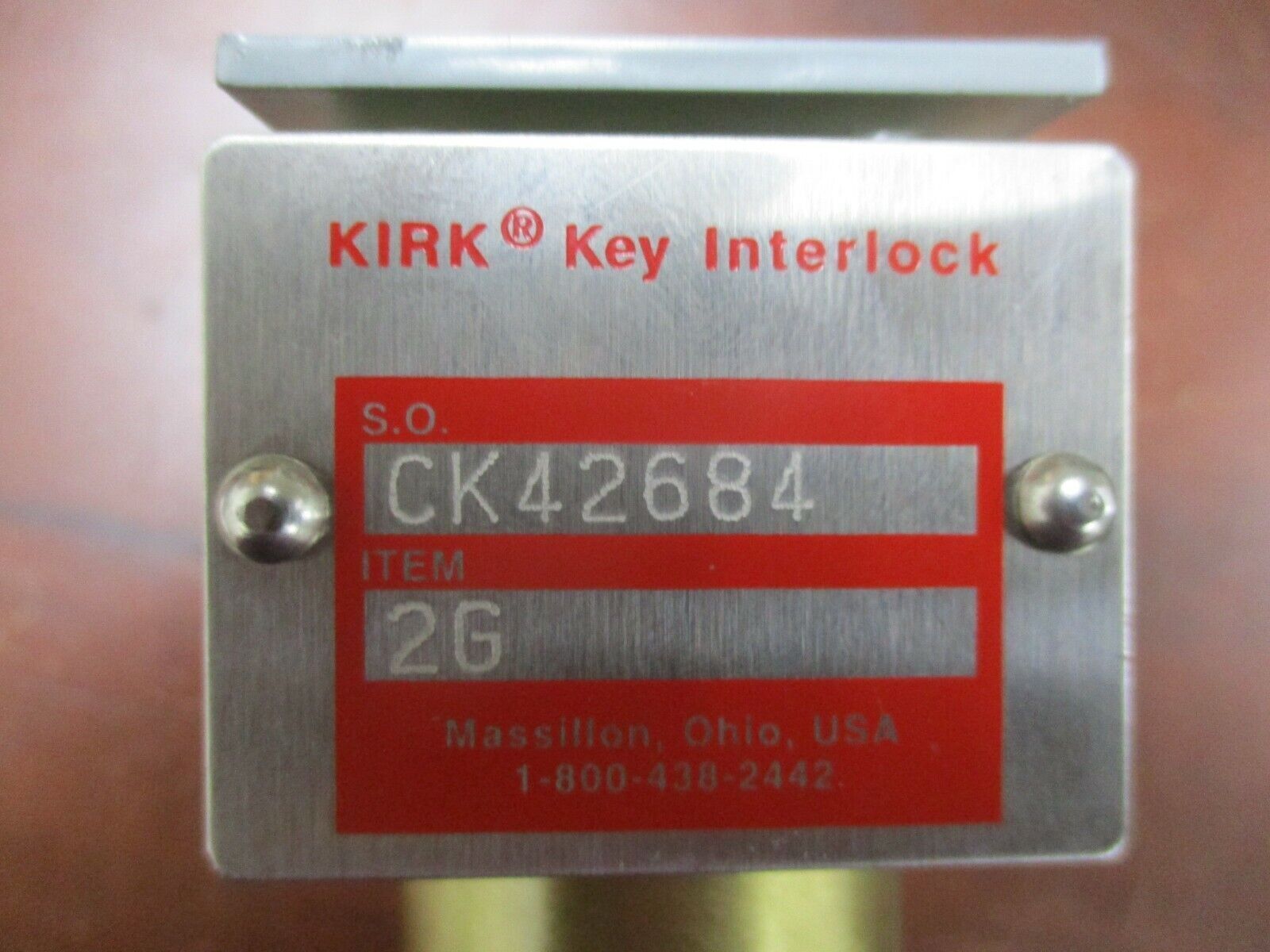 Kirk Interlock CK42684 (1) Key Used