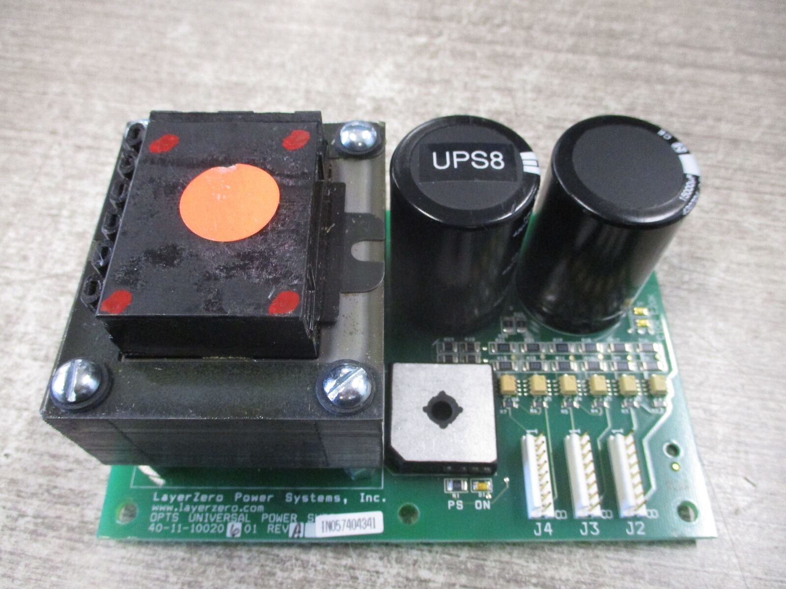 LayerZero Opts Universal Power Supply 40-11-10020601 Rev.A Used