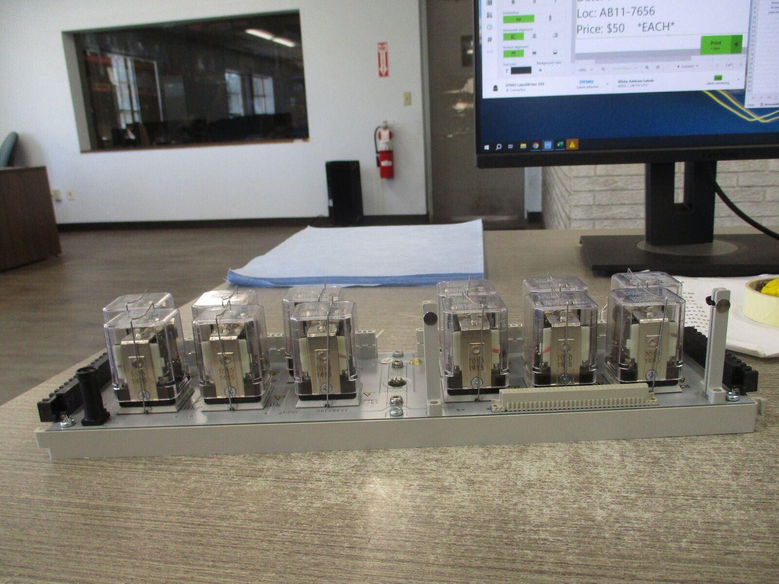 Emerson Ovation Relay Assembly 5A26458G05 Rev. 10 Used