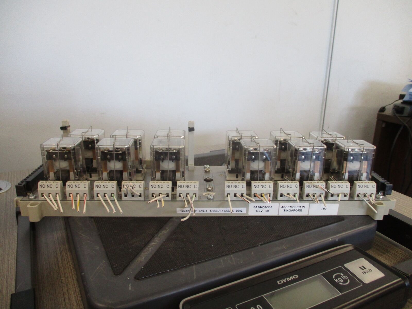 Emerson Ovation Relay Assembly Rev. 09 Used