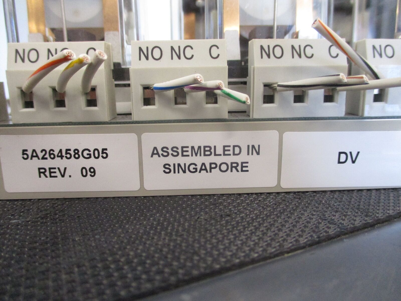 Emerson Ovation Relay Assembly Rev. 09 Used