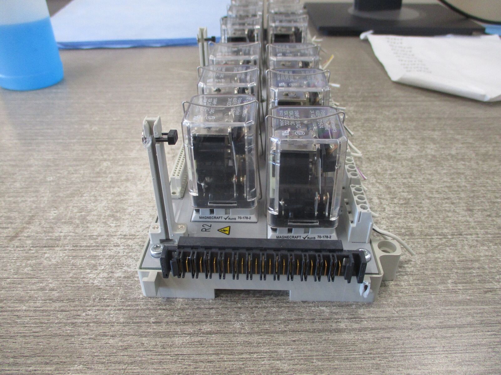 Emerson Ovation Relay Assembly 5A26458G05 Rev. 09 *Loose mount* *Broken Clip* Us