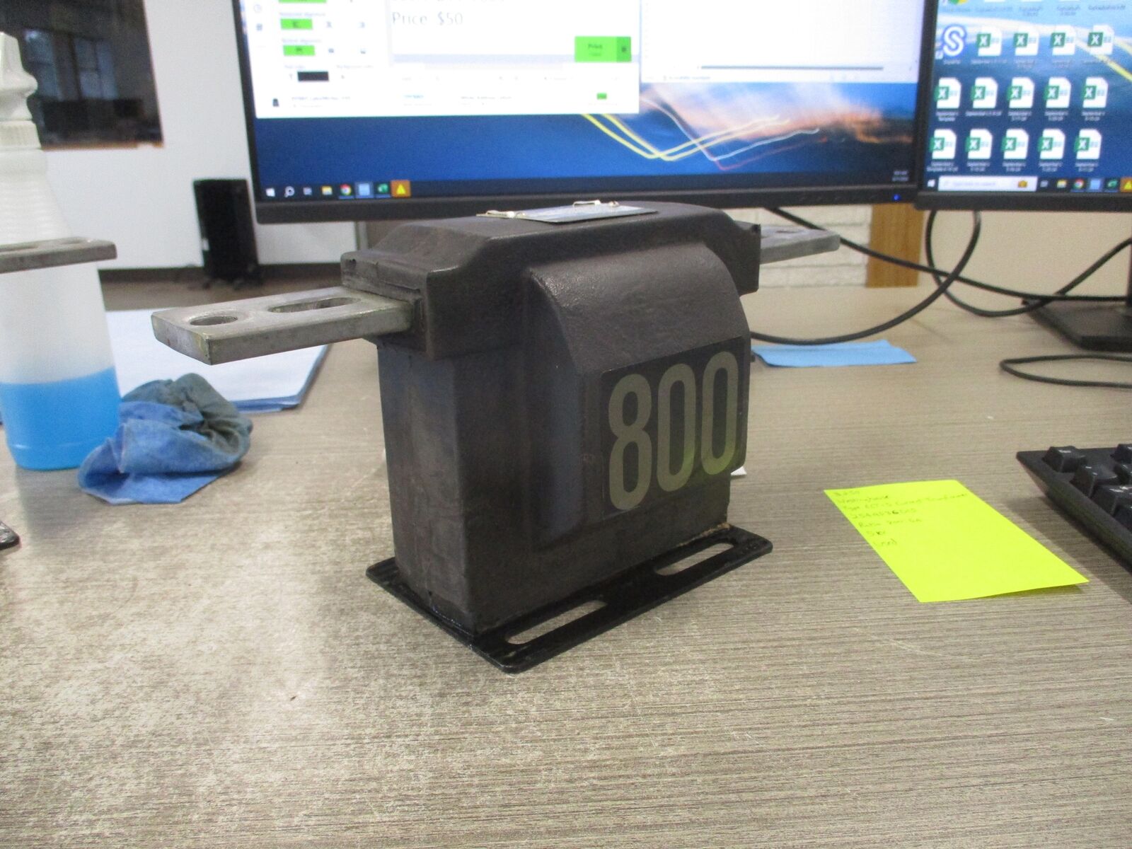 Westinghouse Type ECT-5 Current Transformer 254A586G15 Ratio 800:5A 5kV Used