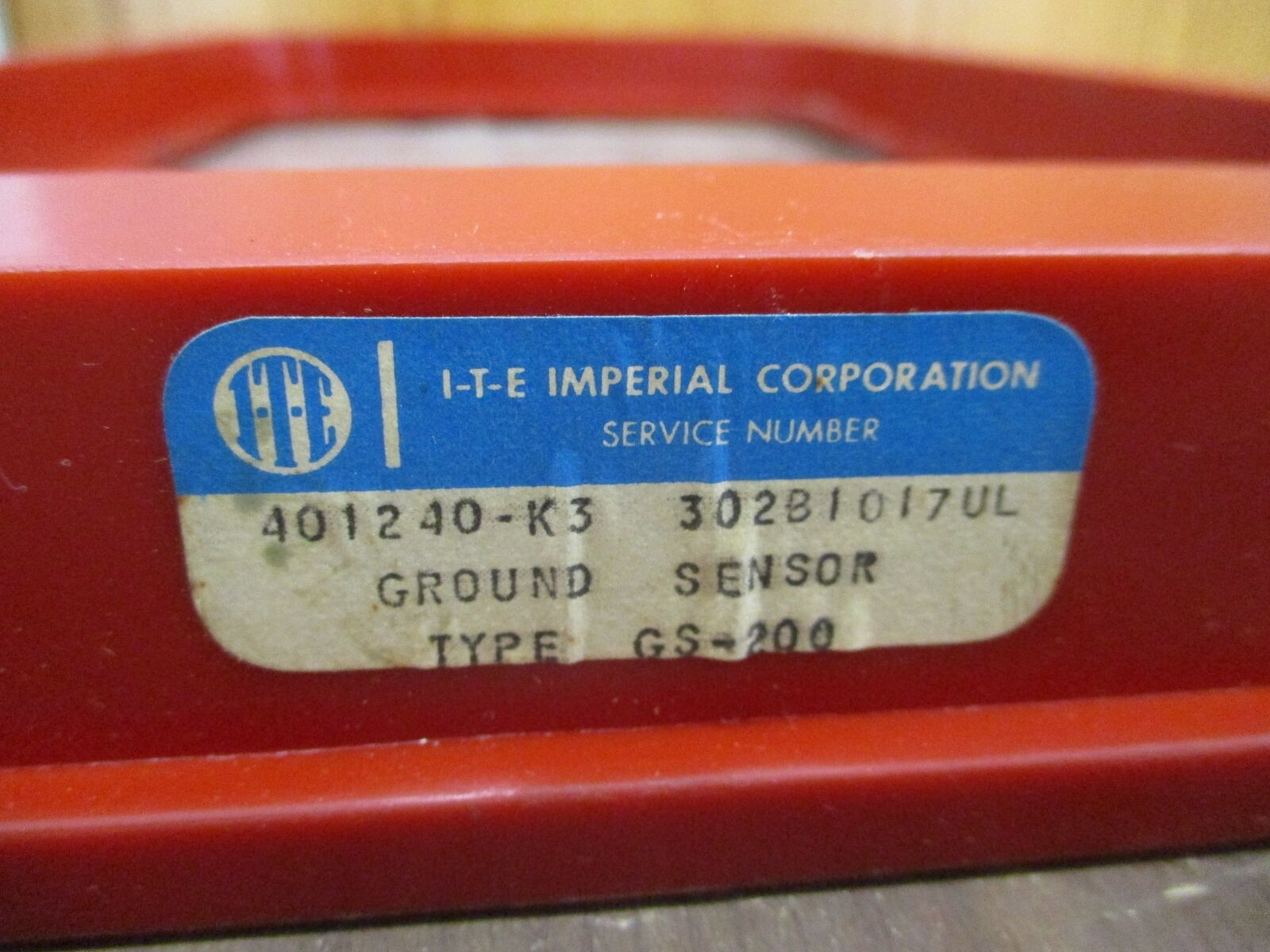 ITE Type GS-200 Ground Fault Sensor 401240-K3 Used