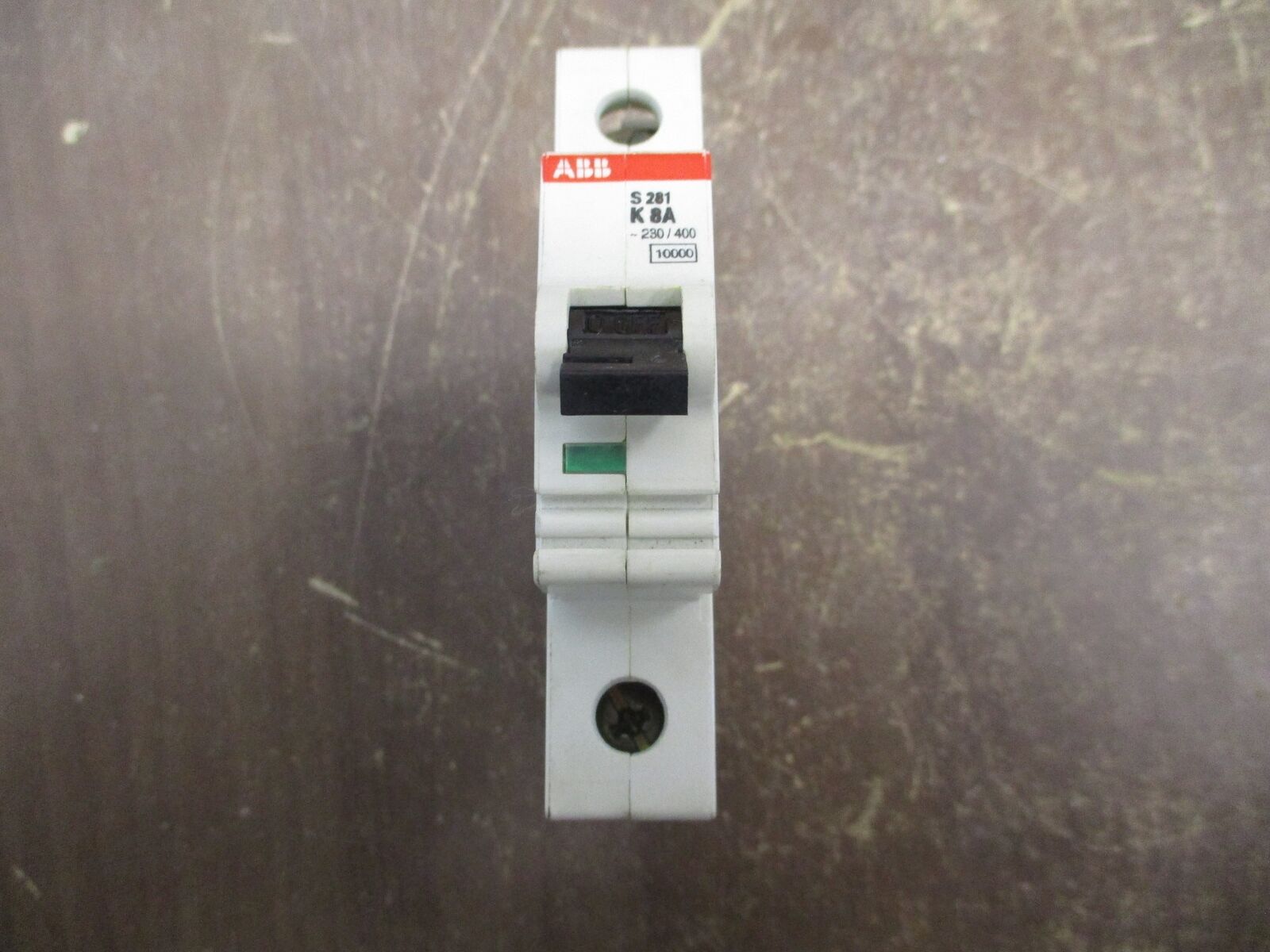 ABB Circuit Breaker S 281 K 8A 230/400V 8A 1P *Lot of 2* Used
