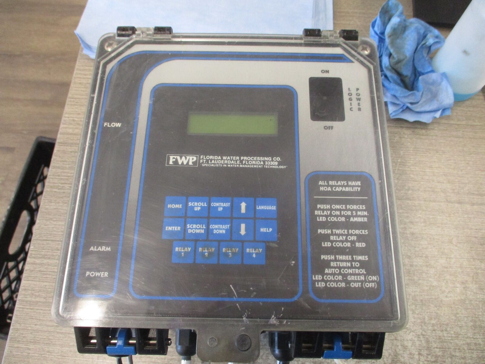 FWP Water Treatment Controller MCT210BCFW Ver. 2.28 Rev. B 90-250V 4x Enclosure