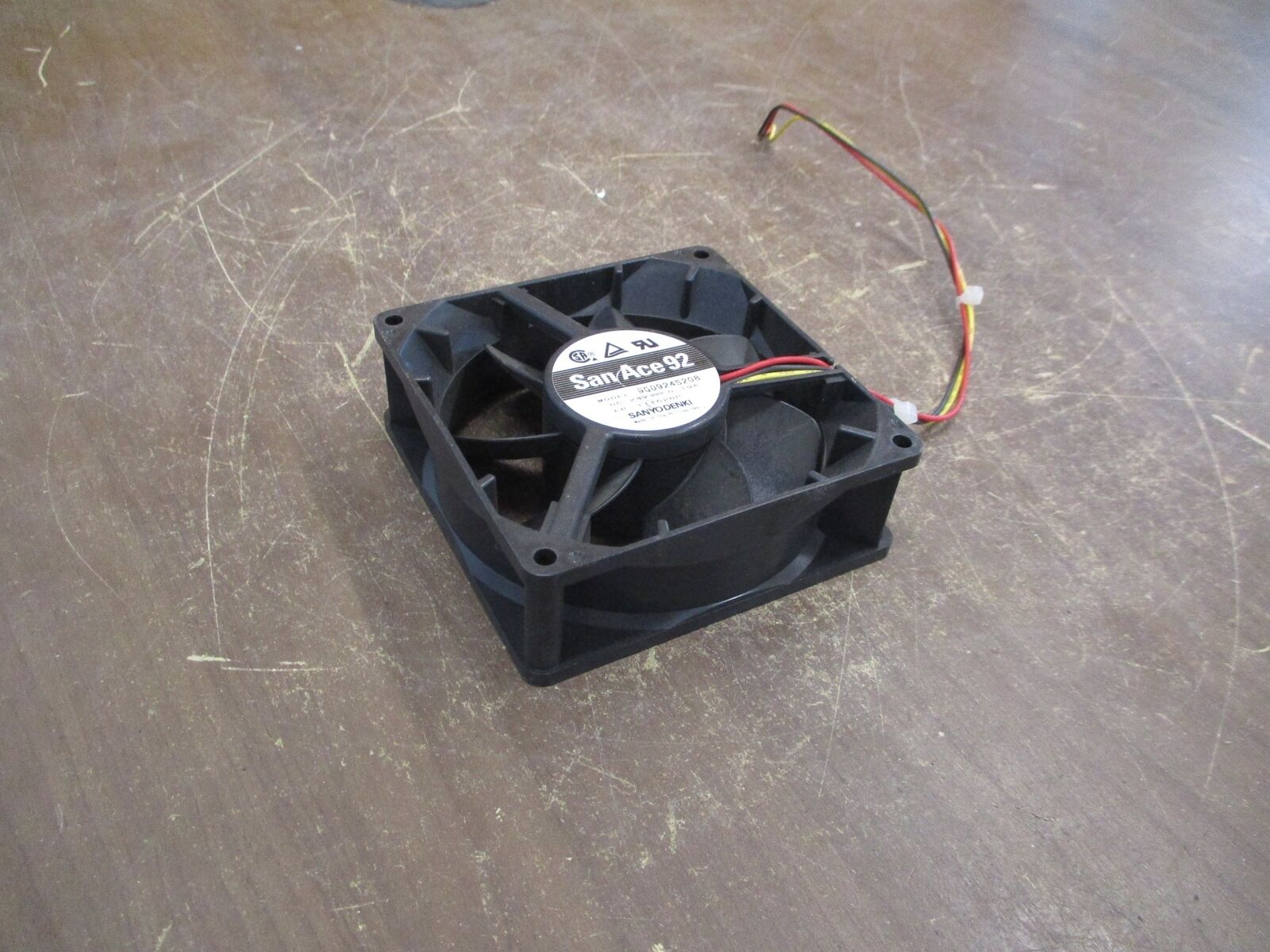 Sanyo Denki San Ace 92 Axial Fan 9G0924S208 24VDC 0.19A Used