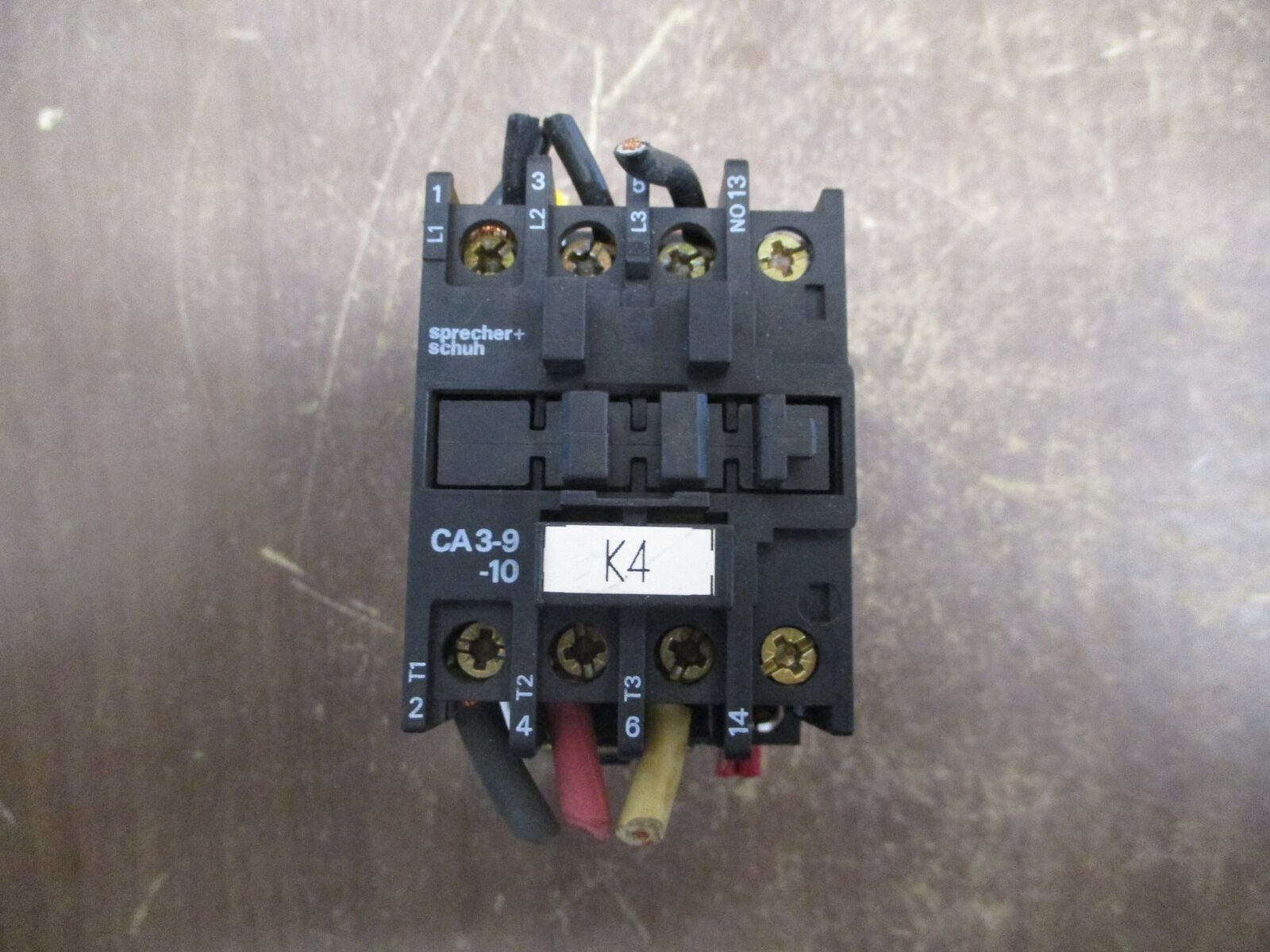 Sprecher + Schuh Contactor CA3-9-10 24V Coil 24A 600V Used