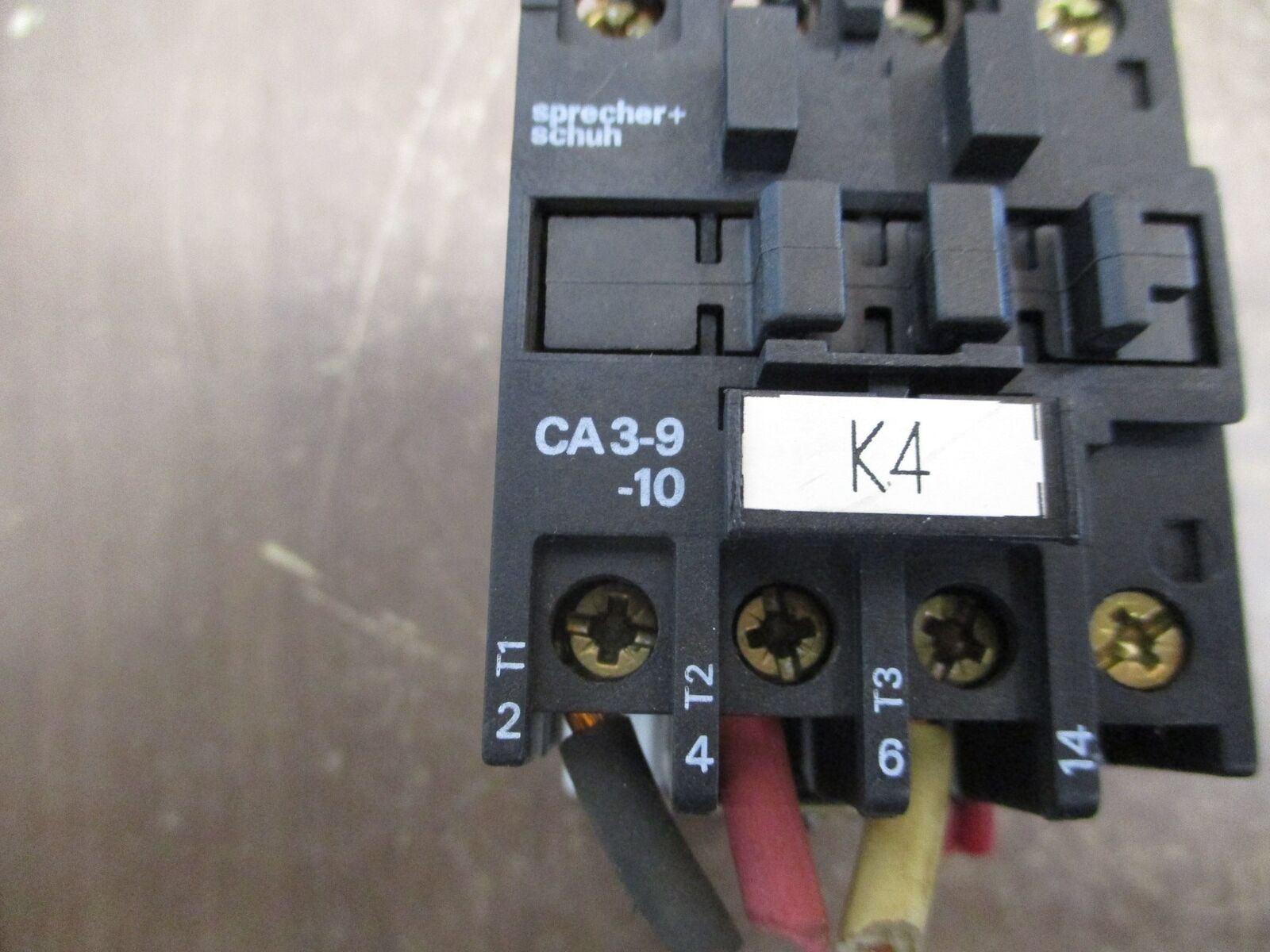 Sprecher + Schuh Contactor CA3-9-10 24V Coil 24A 600V Used