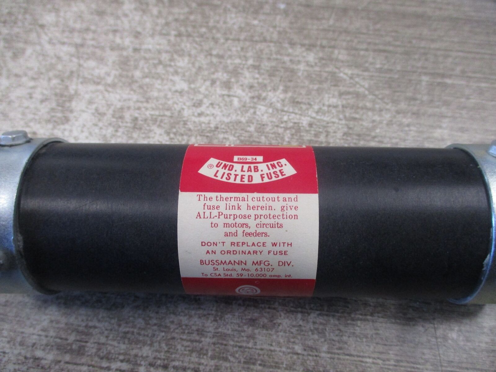 Bussmann Fusetron Fuse FRS 175 600V 175A Used