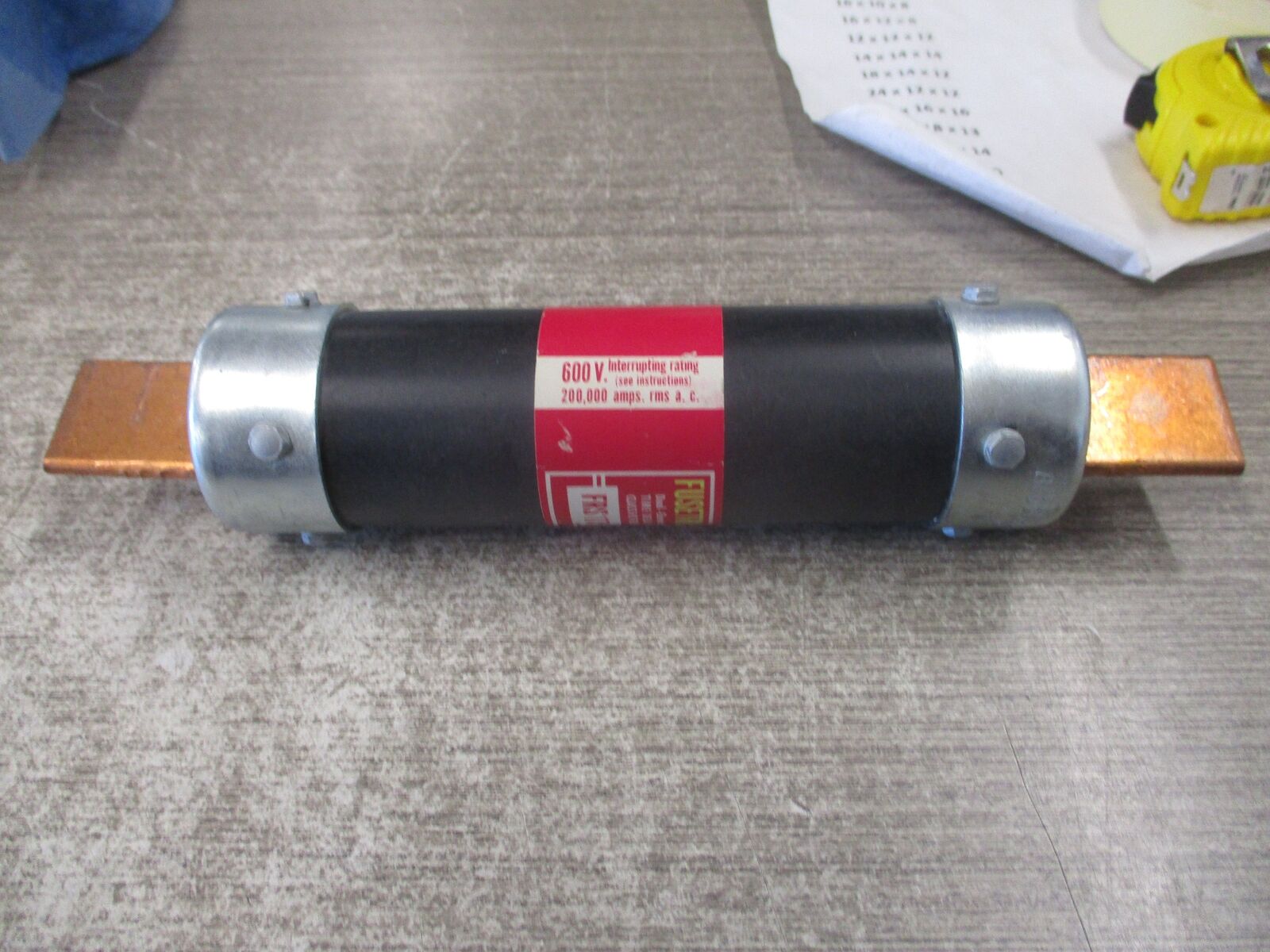 Bussmann Fusetron Fuse FRS 175 600V 175A Used