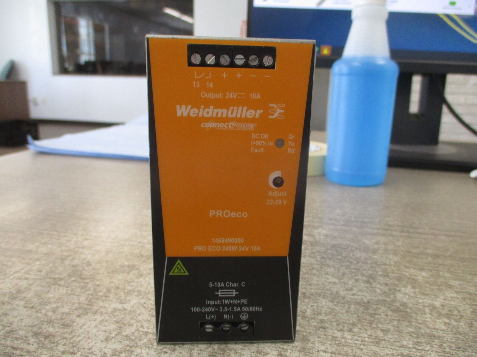 Weidmuller Power Supply 1469490000 240W 24V 10A New Surplus