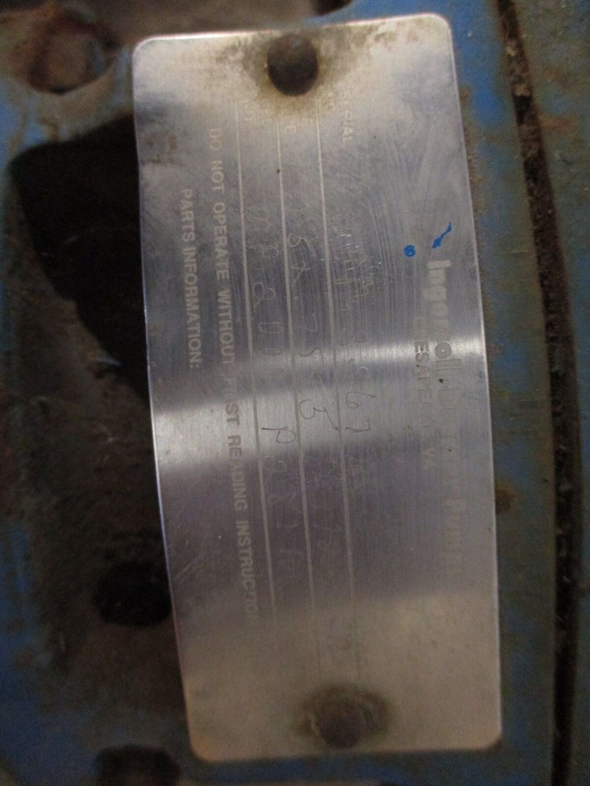 Ingersoll-Dresser Pump 1.2.5X.75X51-112-2-R 1.5HP 3600RPM 208-230/460V 3Ph Used