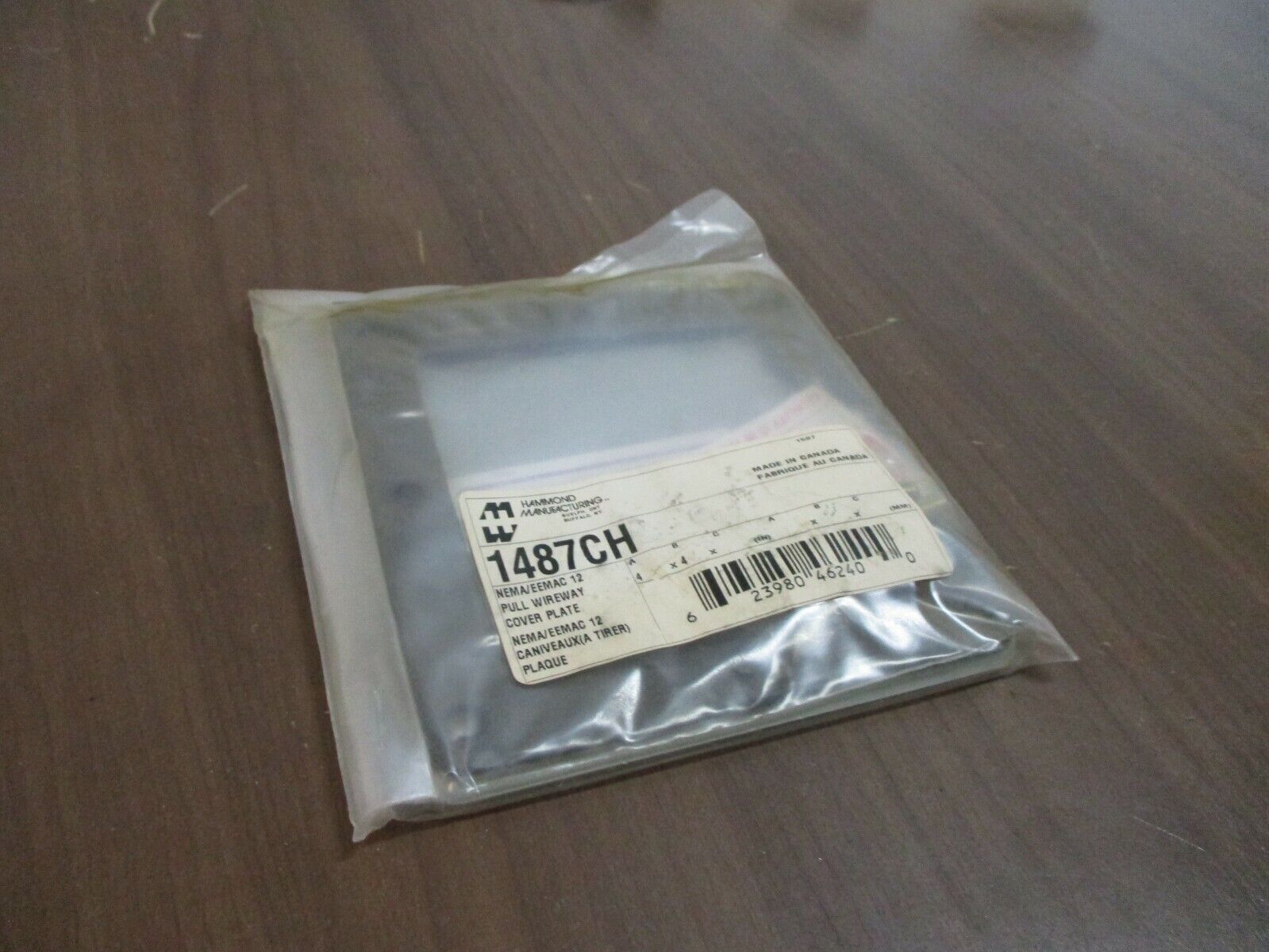 Hammond Pull Wireway Cover Plate 1487CH Nema/EEMAC 12 New Surplus